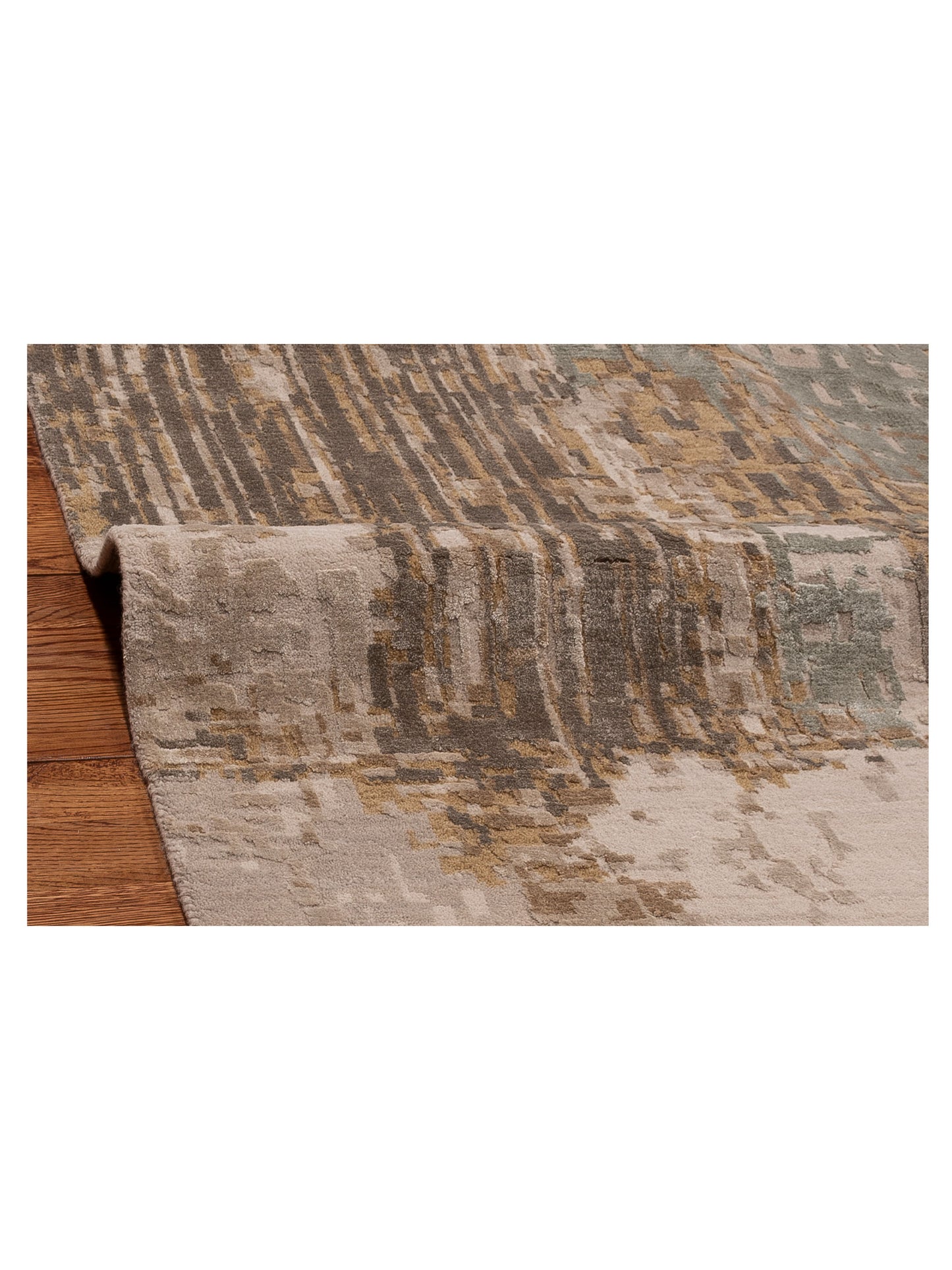 Tibetino 152959 Beige 10x14 Hand Knotted Rug