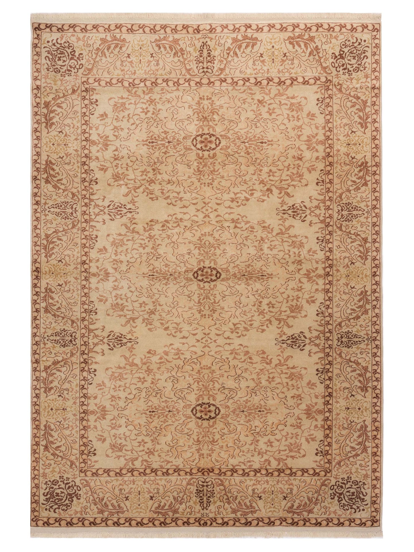 Pasha Antique Loom Cream Cream Traditional