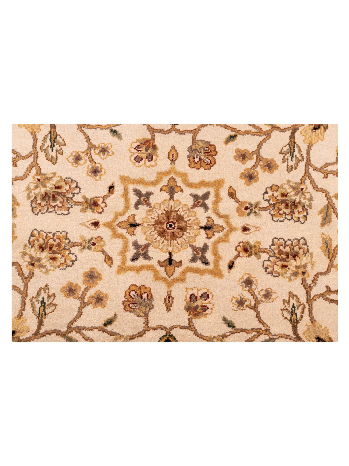 Crown 85825 Ivory Gold 9.2x12 Hand Knotted Rug