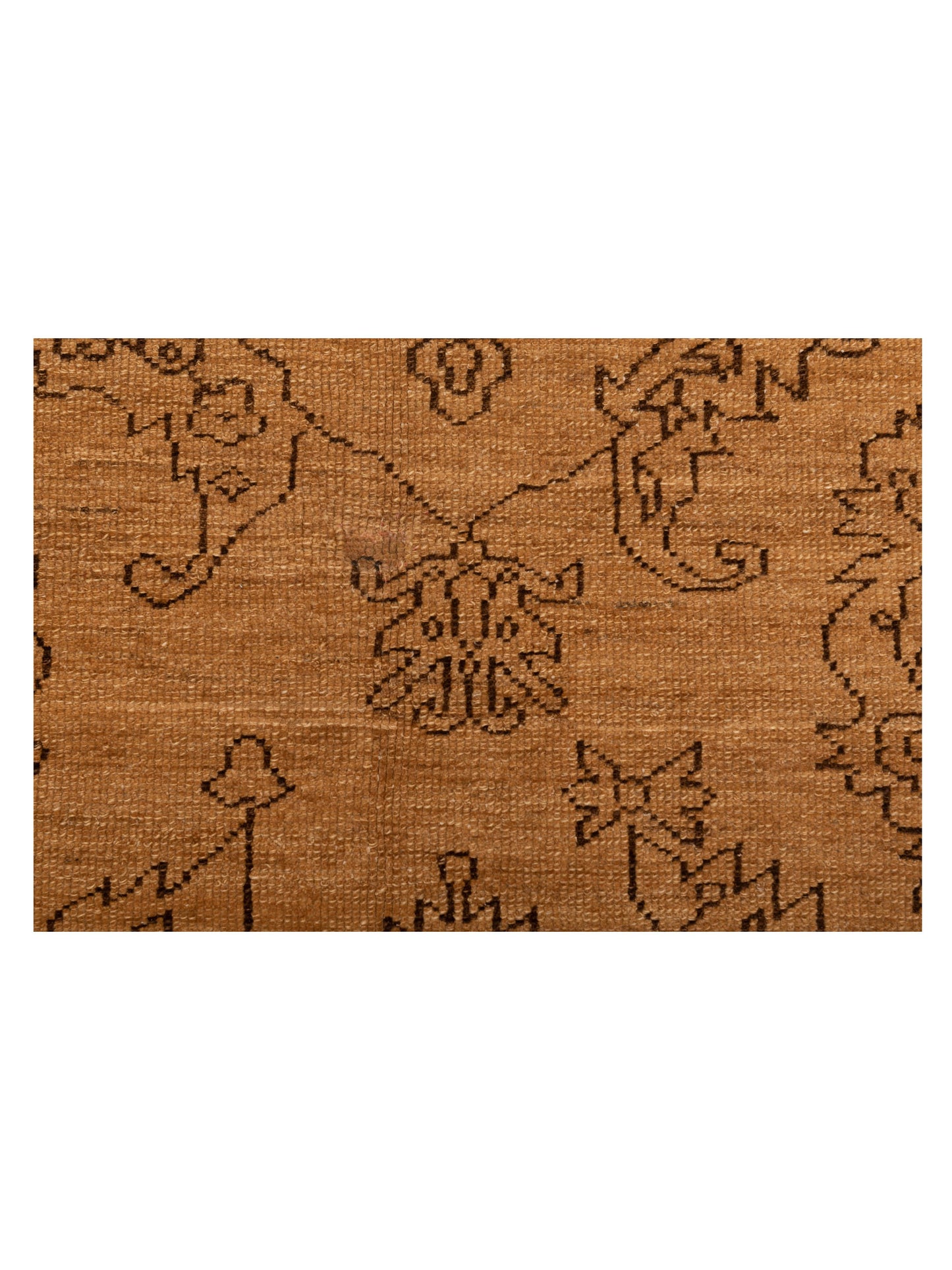 Defne Ruby Camel Brown 6.2x8.11 Hand Knotted Rug