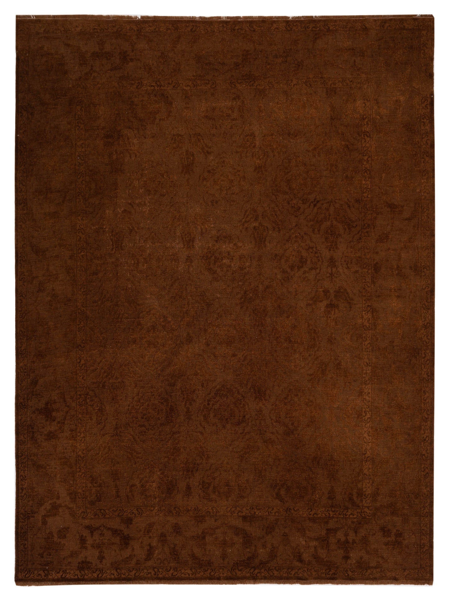 Pasha Color Bouquet Brown Dark Brown Transitional