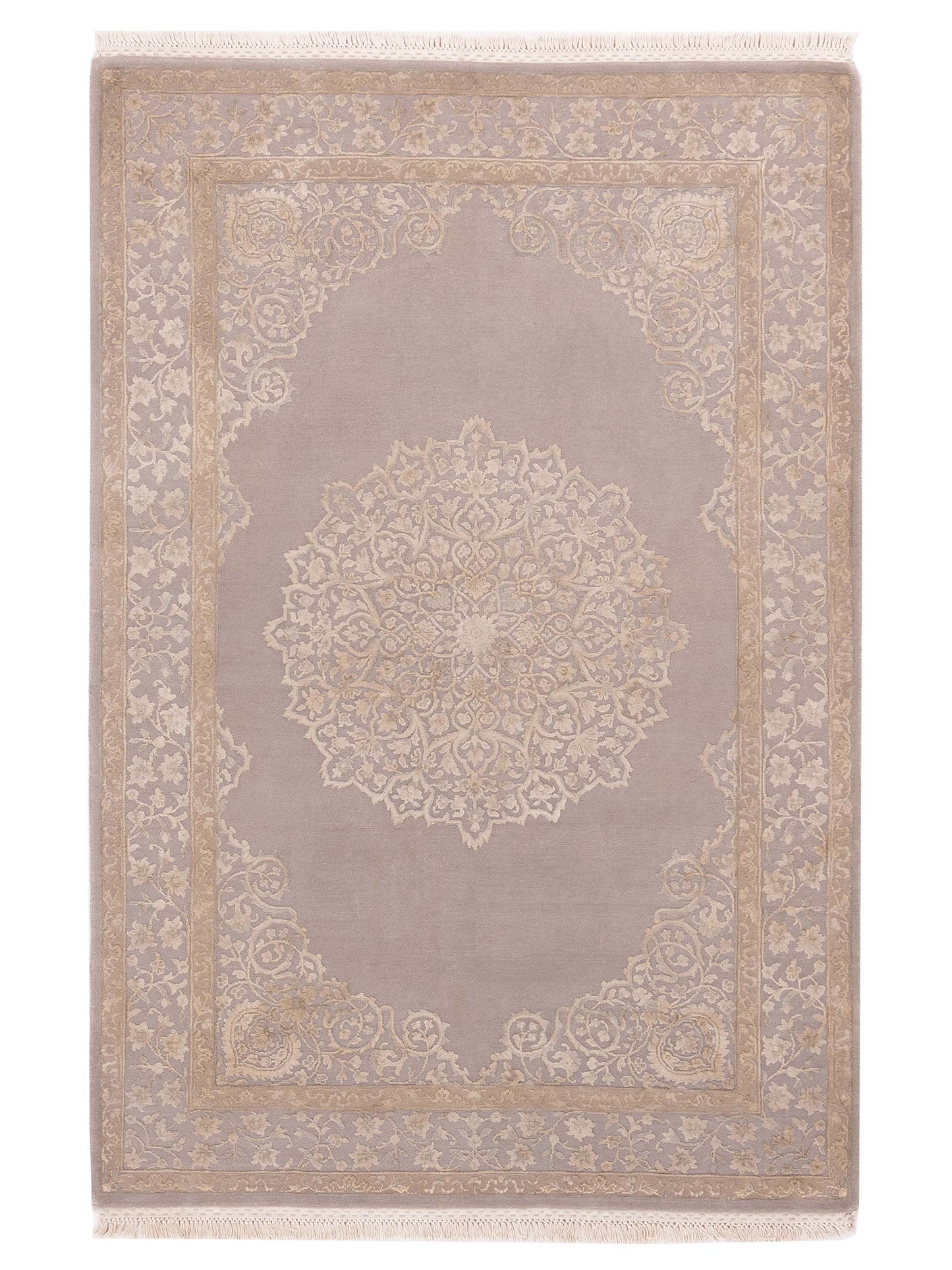 Rajpur Imperial Silk Gray Traditional
