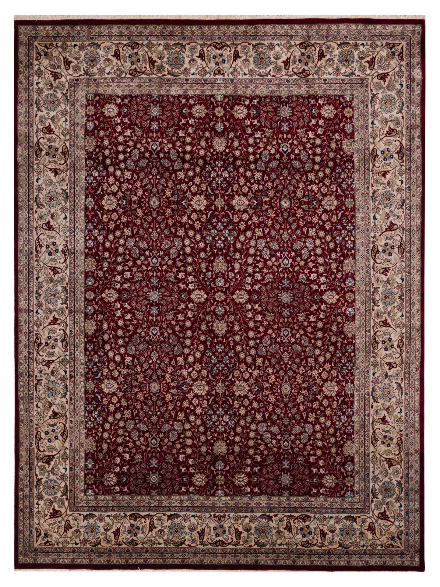 Pasha Hereke Red Ivory Traditional