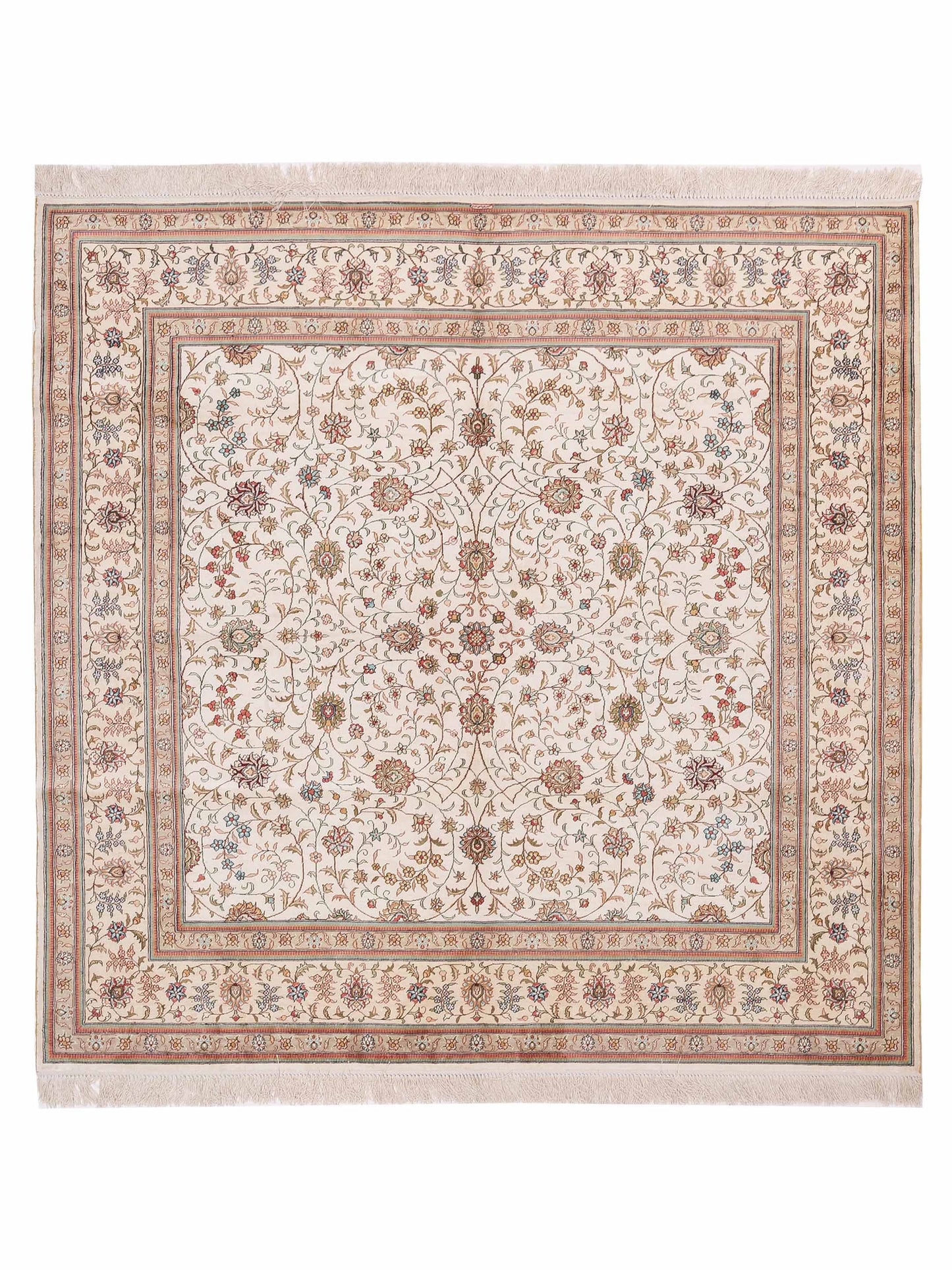 Pasha Pure Silk Ivory Ivory Traditional