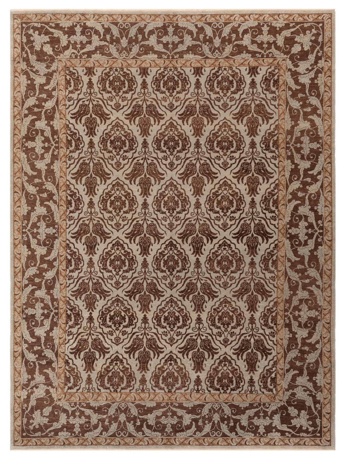 Pasha Defne Ice Blue Brown Transitional