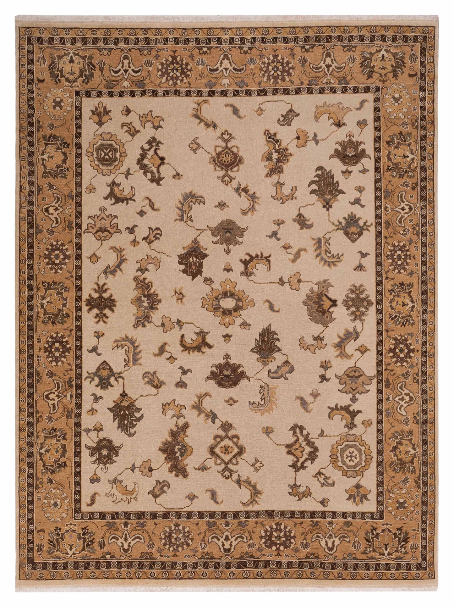 Pasha Turkish Elvan Ivory Gold Traditional