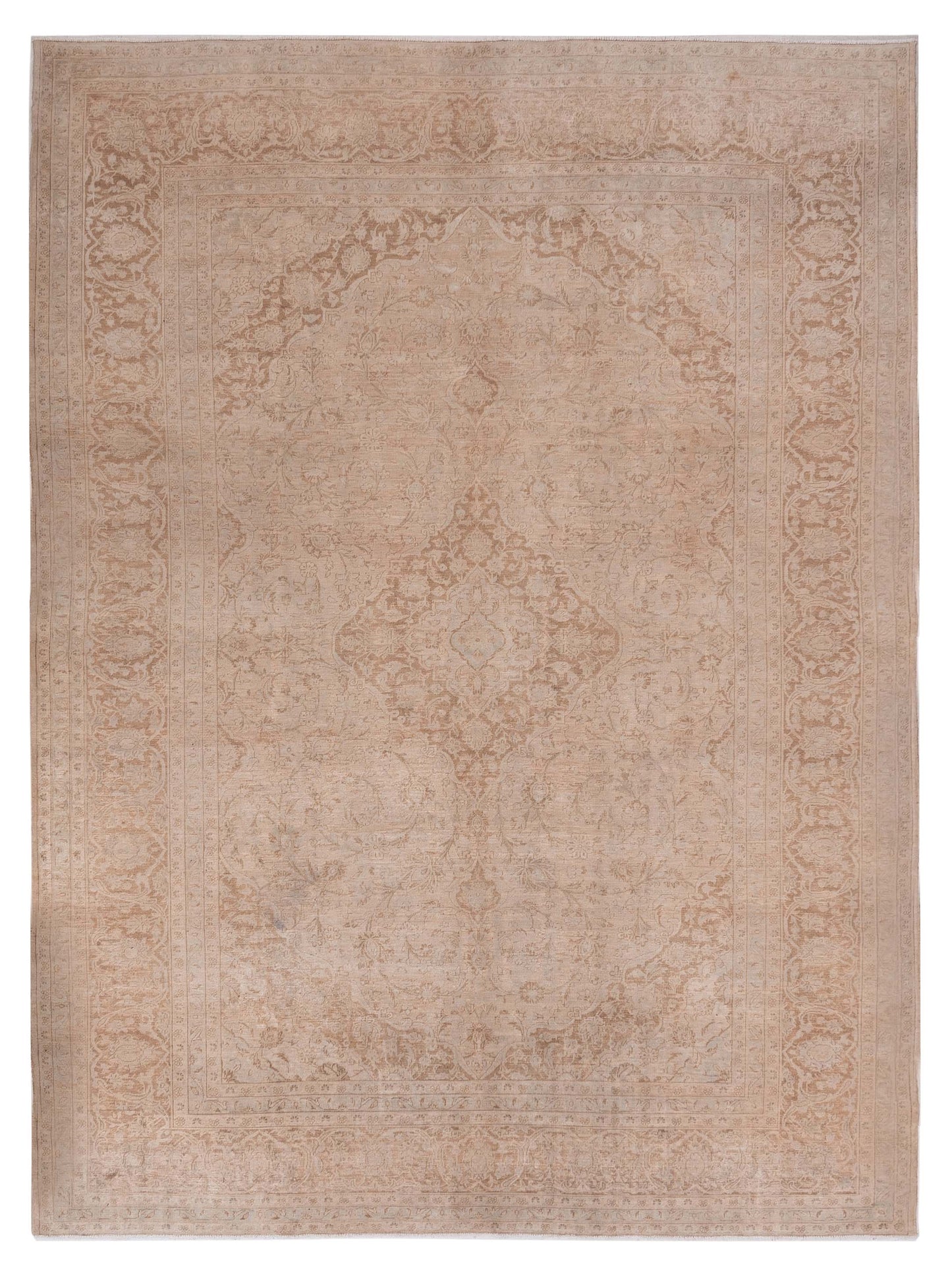 Pasha Vintage Cream Brown Contemporary