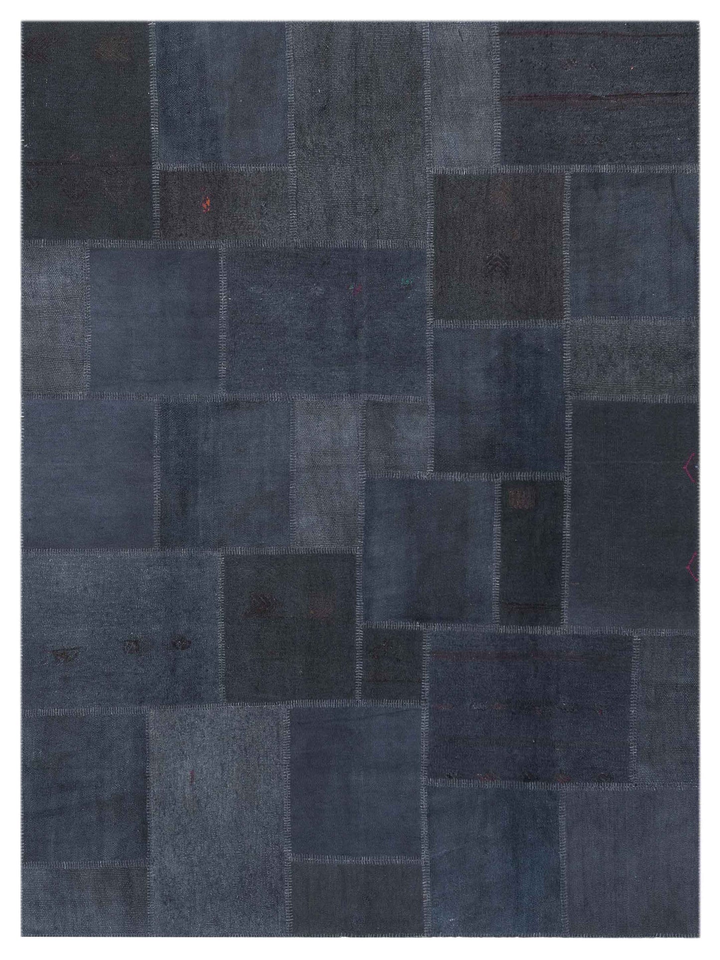 Pasha Turkish Vestige Patchwork Black Black Contemporary