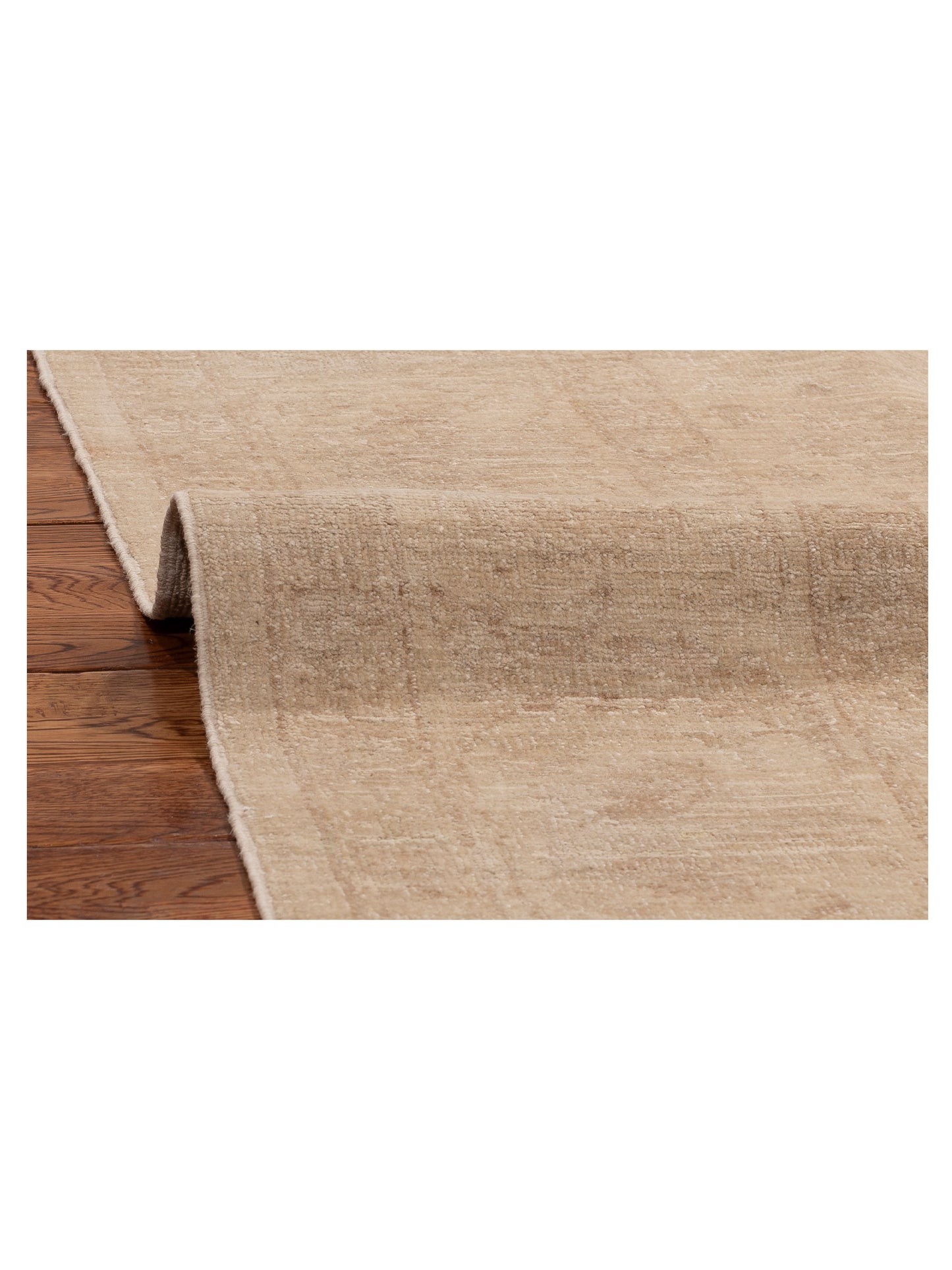 Laila 108816 Ivory Ivory 5.4x7.7 Hand Knotted Rug