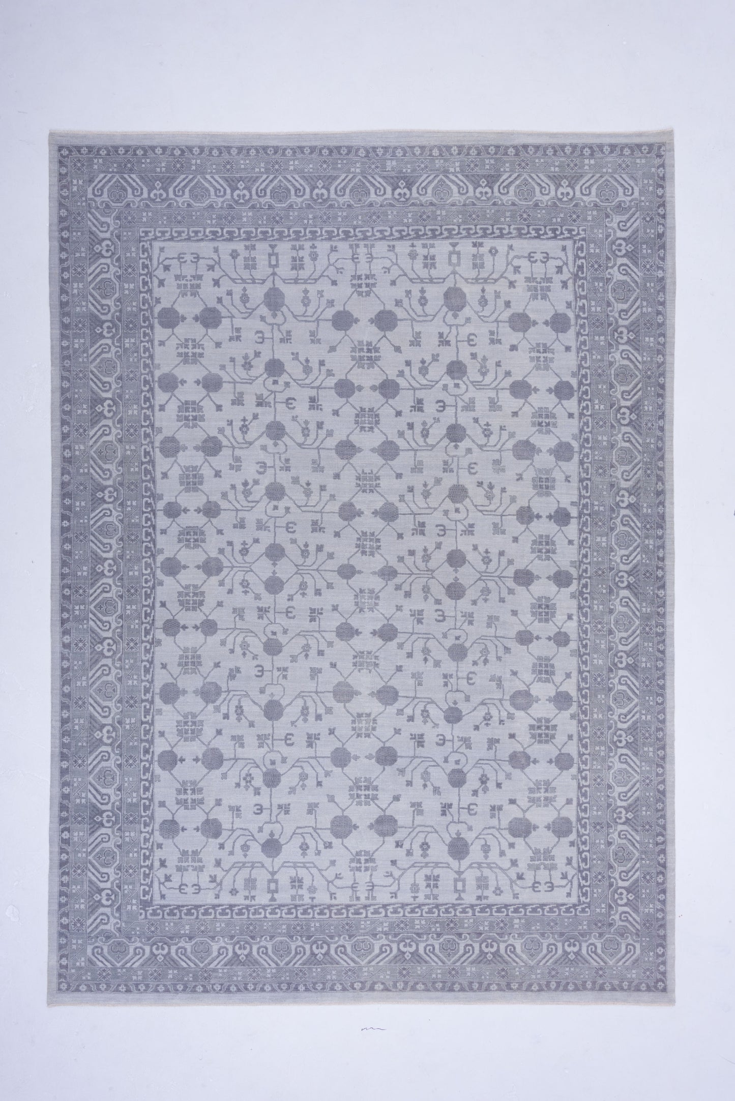 Rajpur Platinum Ivory Gray Traditional
