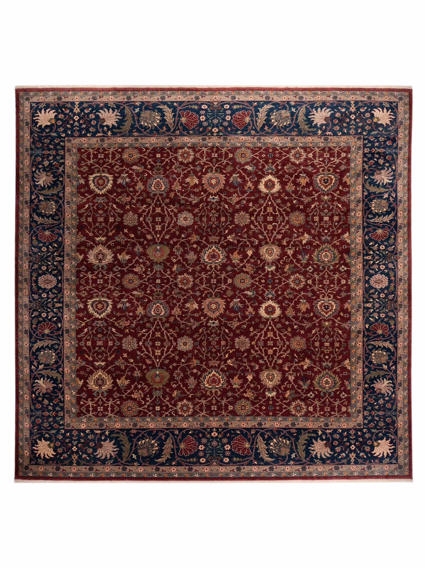 Pasha Antique Loom Red Navy Traditional