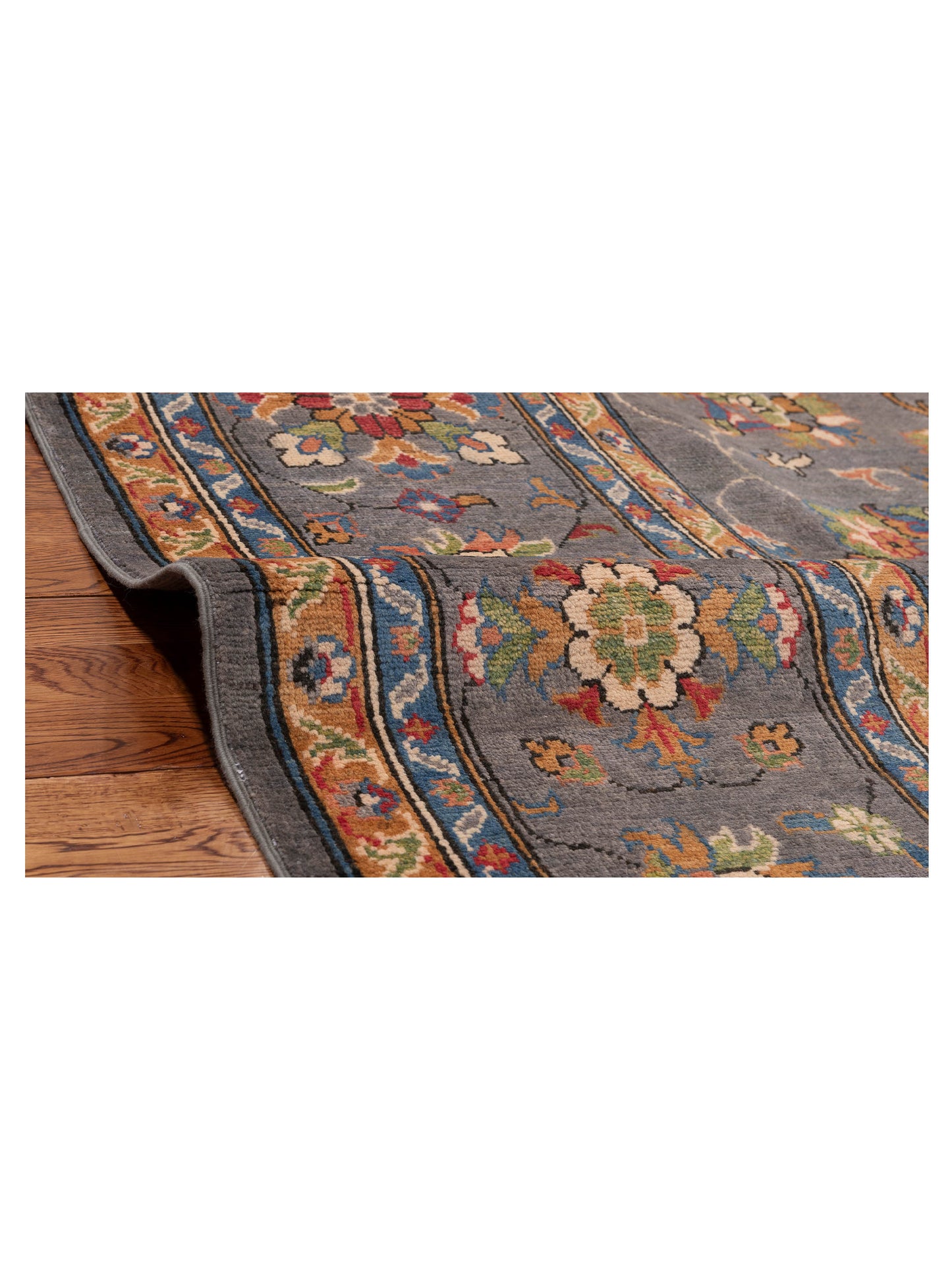 Kazak 151943 Gray Gray 8.2x10.10 Hand Knotted Rug
