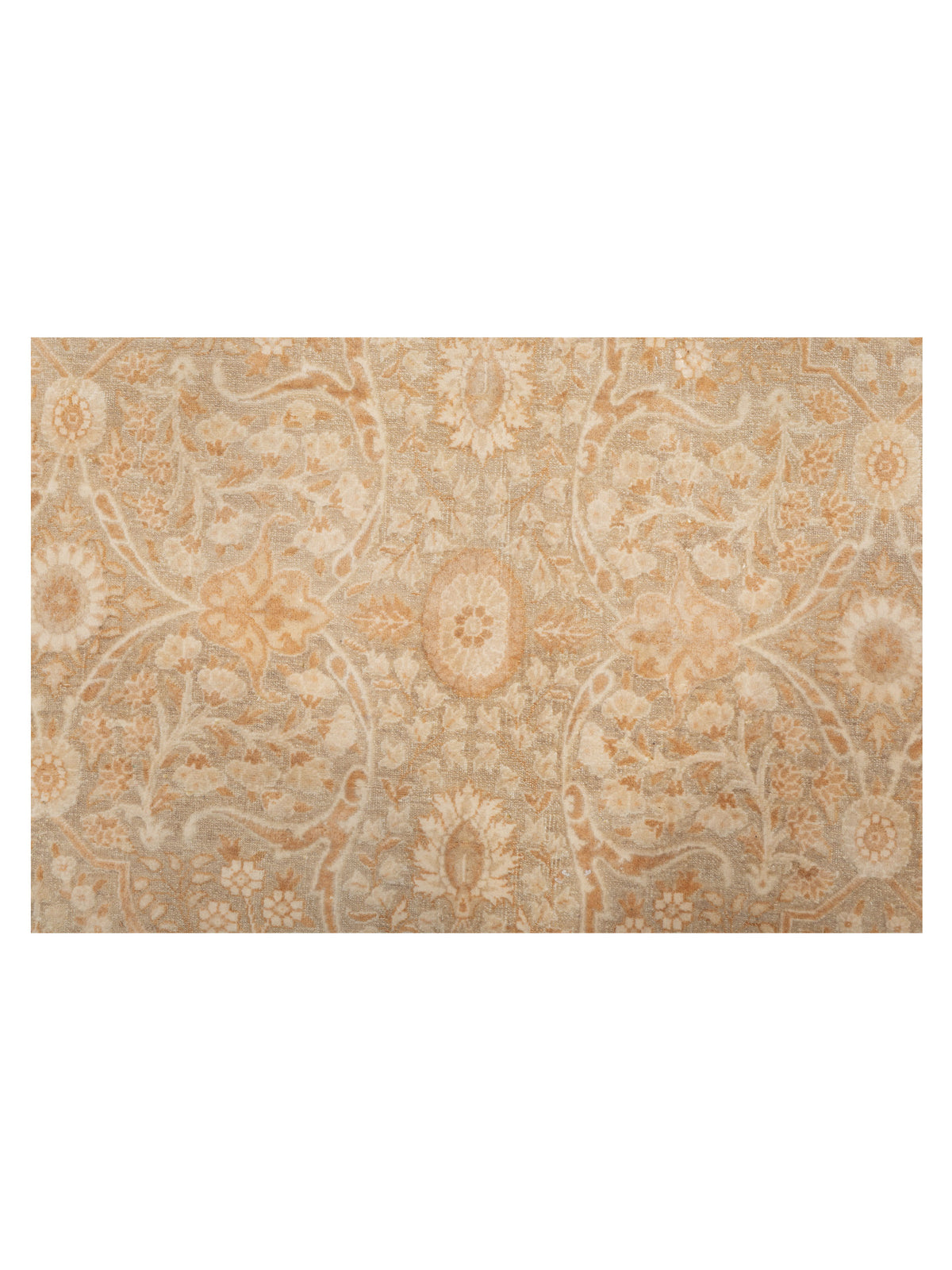 Vintage 111422 Silver 9.2x12.6 Hand Knotted Rug