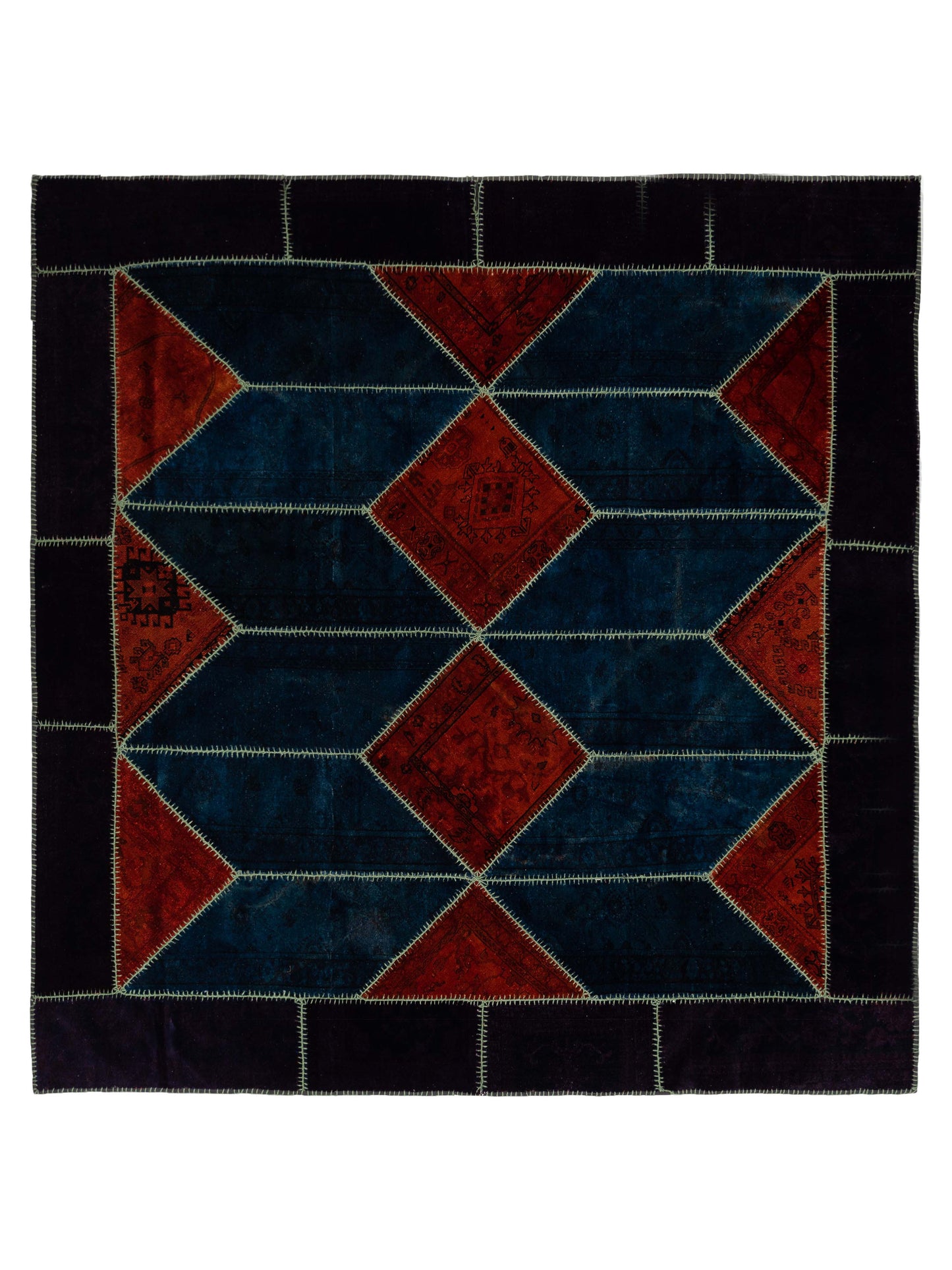 Pasha Turkish Vestige Patchwork Multi Contemporary