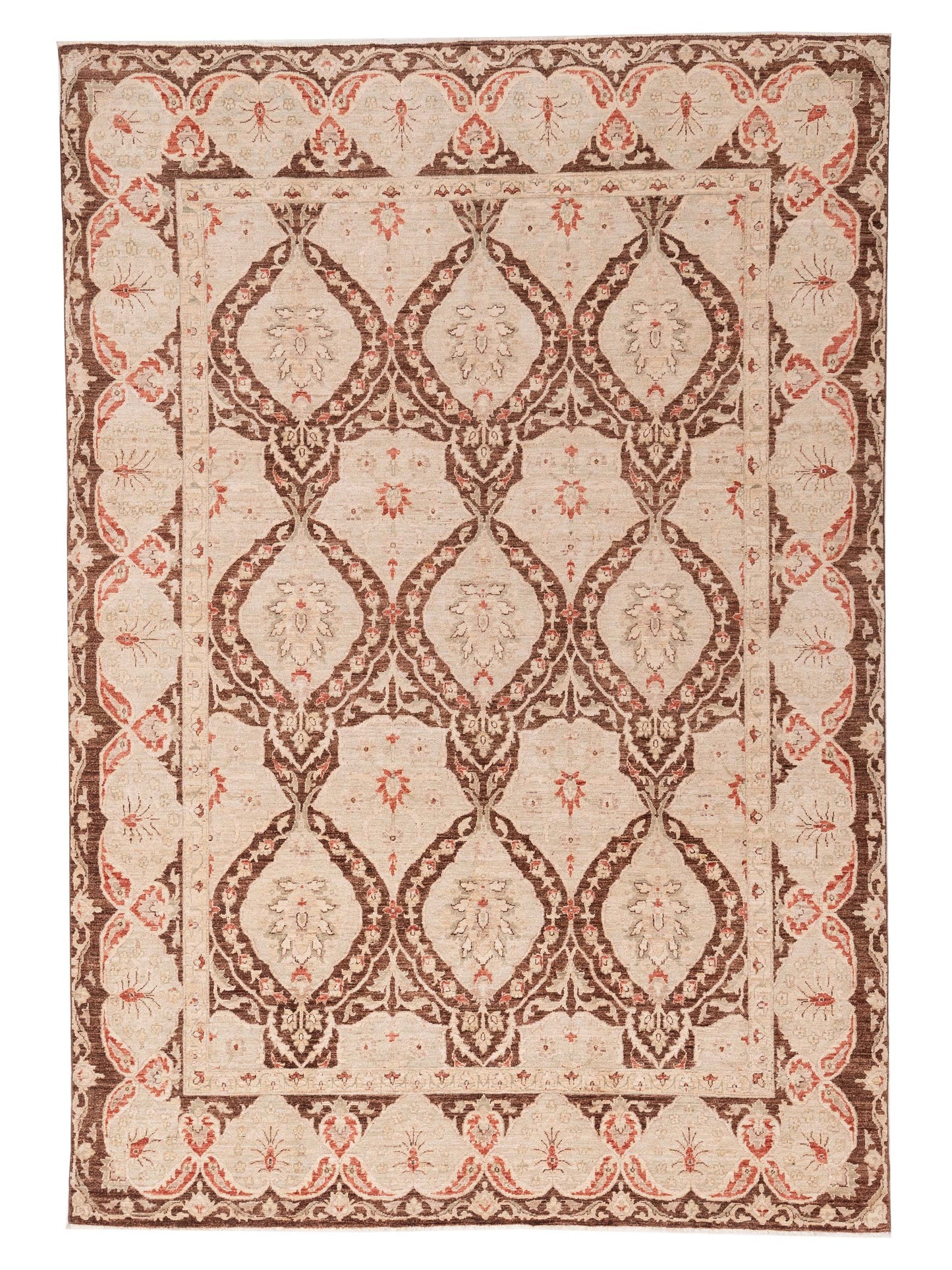 Pasha Sultan Brown Beige Traditional