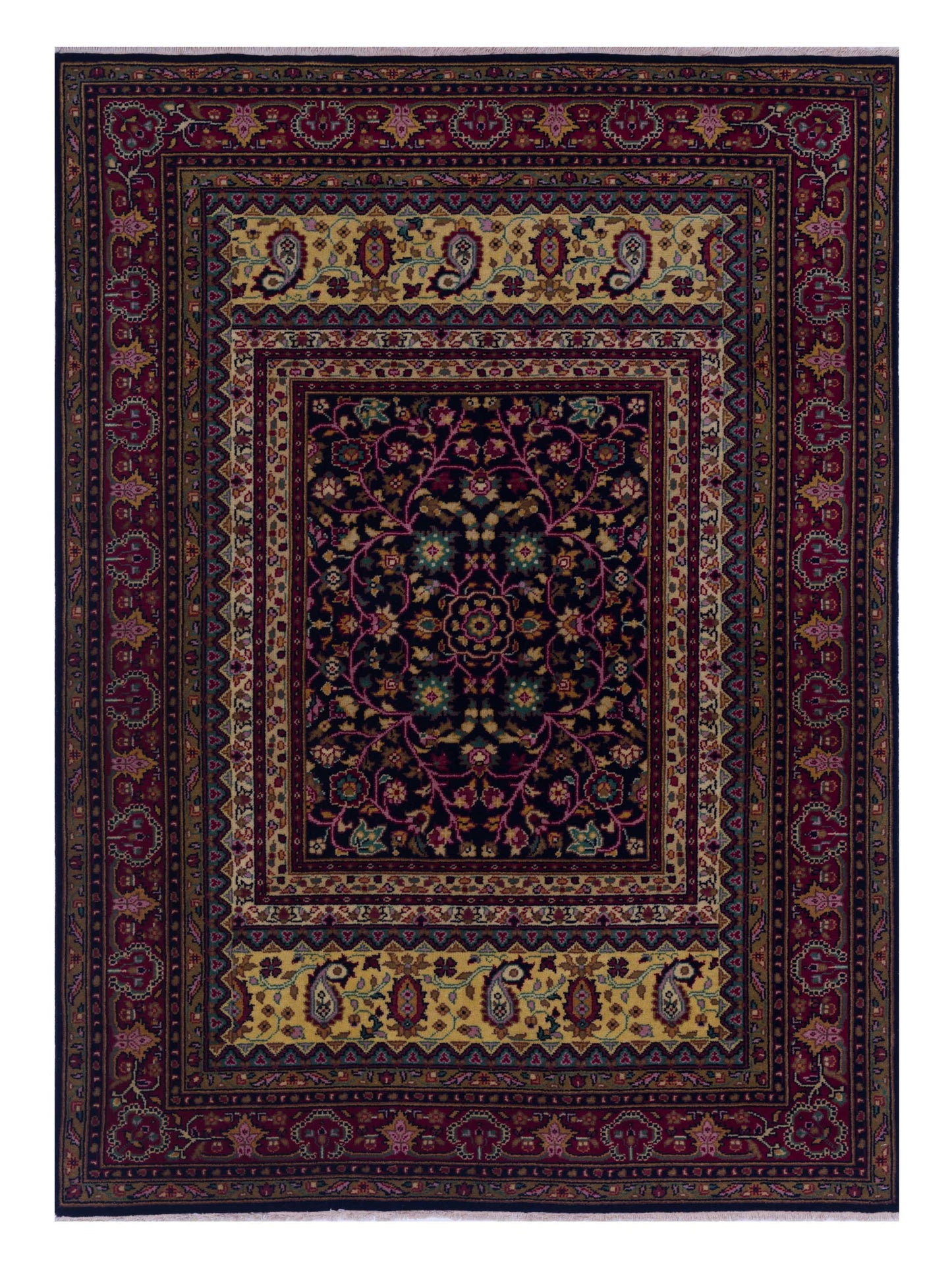 Rajpur Sivas Black Red Traditional