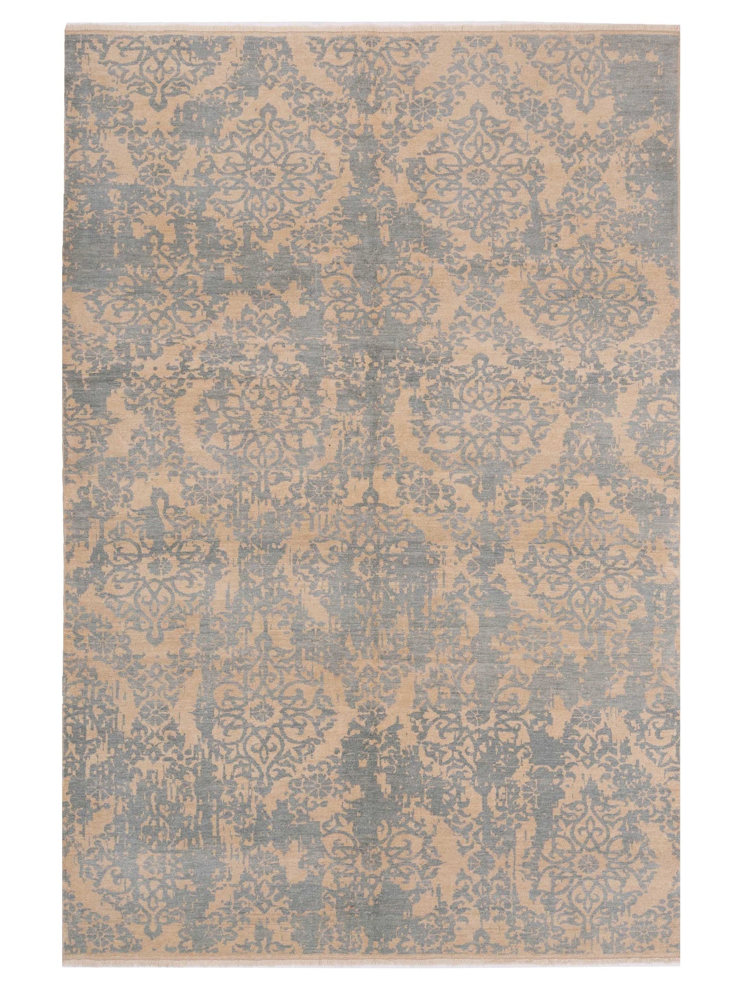 Pasha Defne Ivory Ice Blue Transitional
