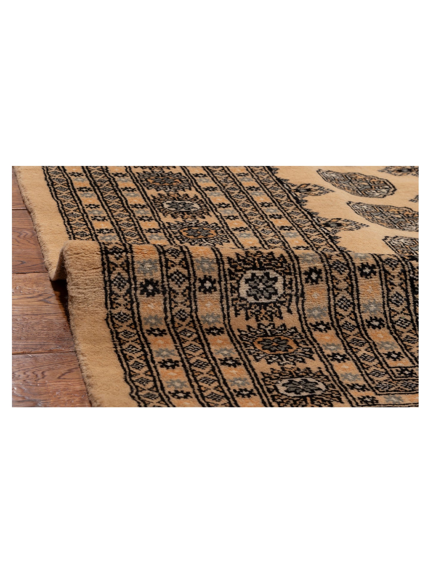Bokhara 151605 Beige Beige 10.2x13.10 Hand Knotted Rug
