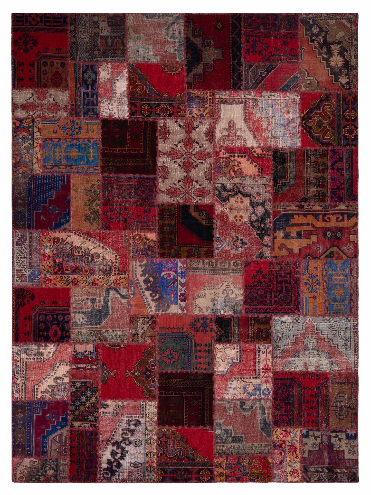 Pasha Turkish Vestige Patchwork Multi Contemporary