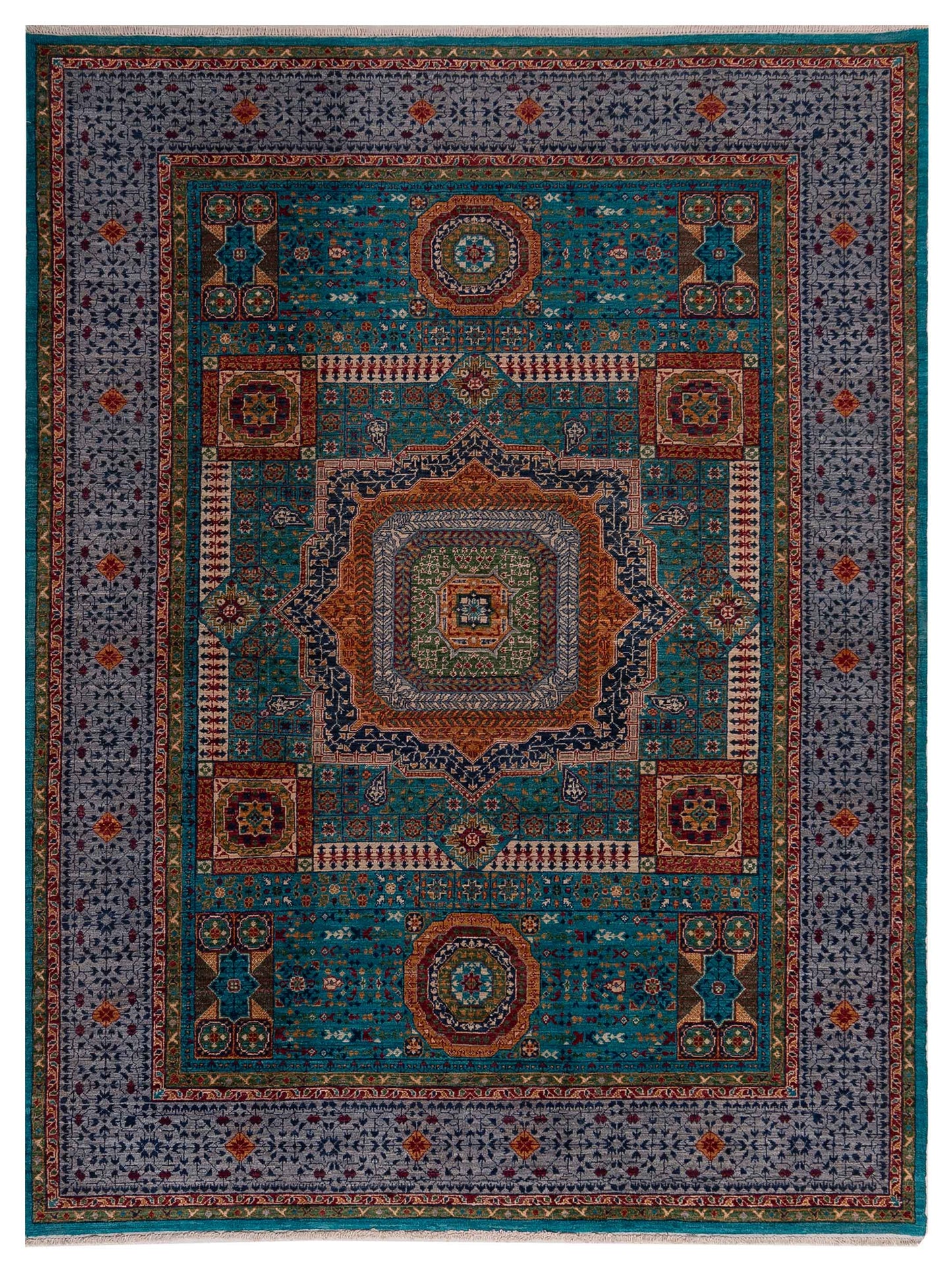Nomad Super Mamluk Blue Gray Traditional