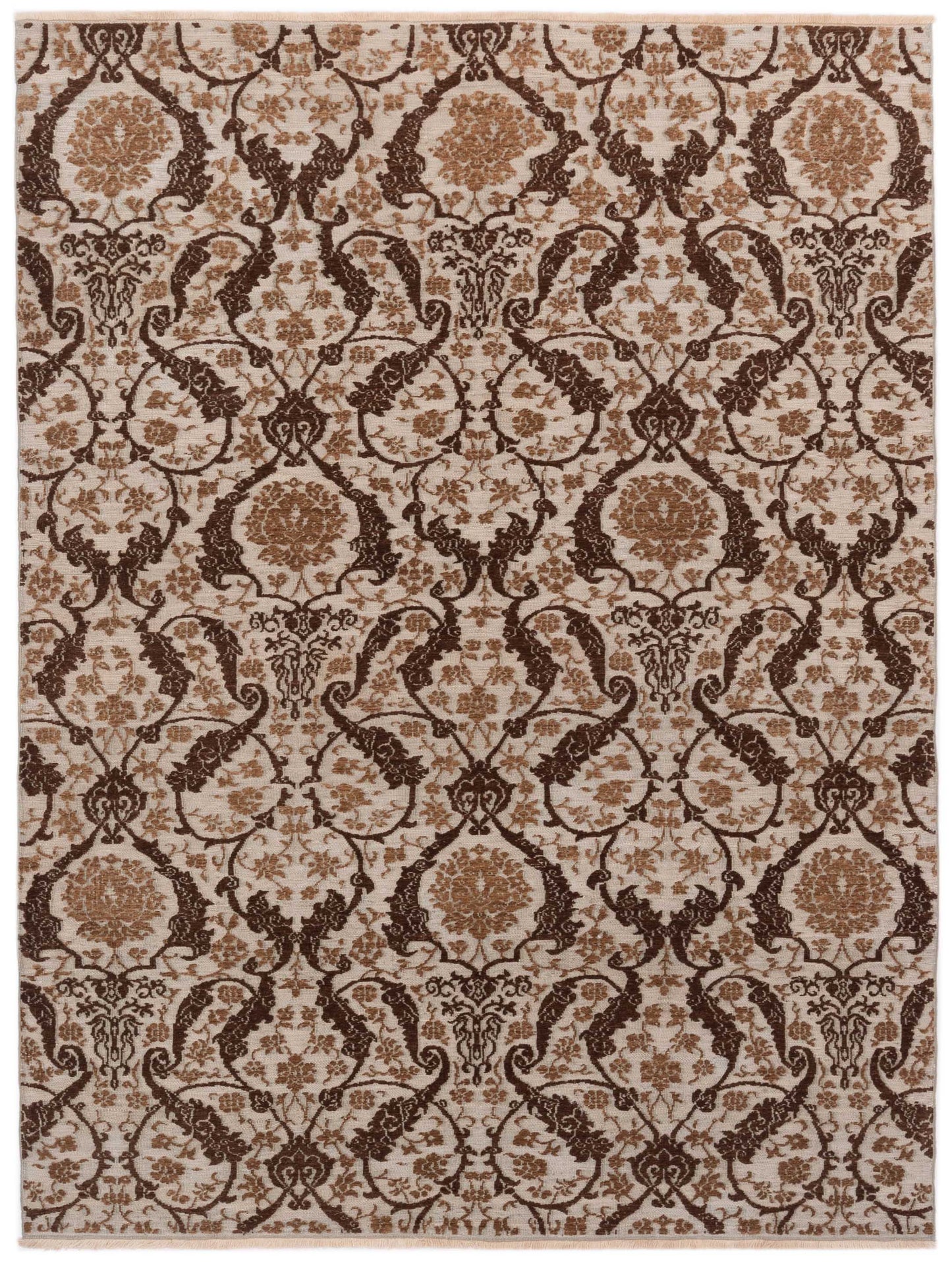 Pasha Defne Beige Brown Transitional