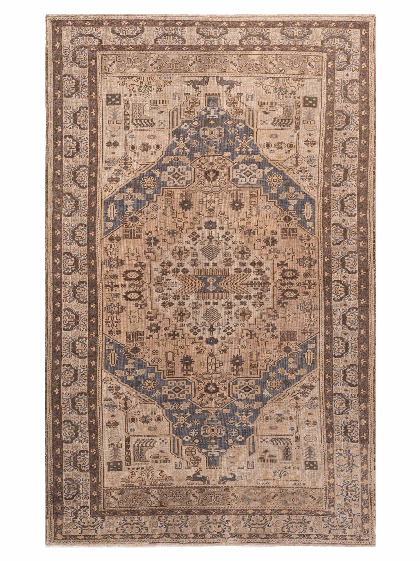Pasha Old Anatolian Brown Brown Traditional