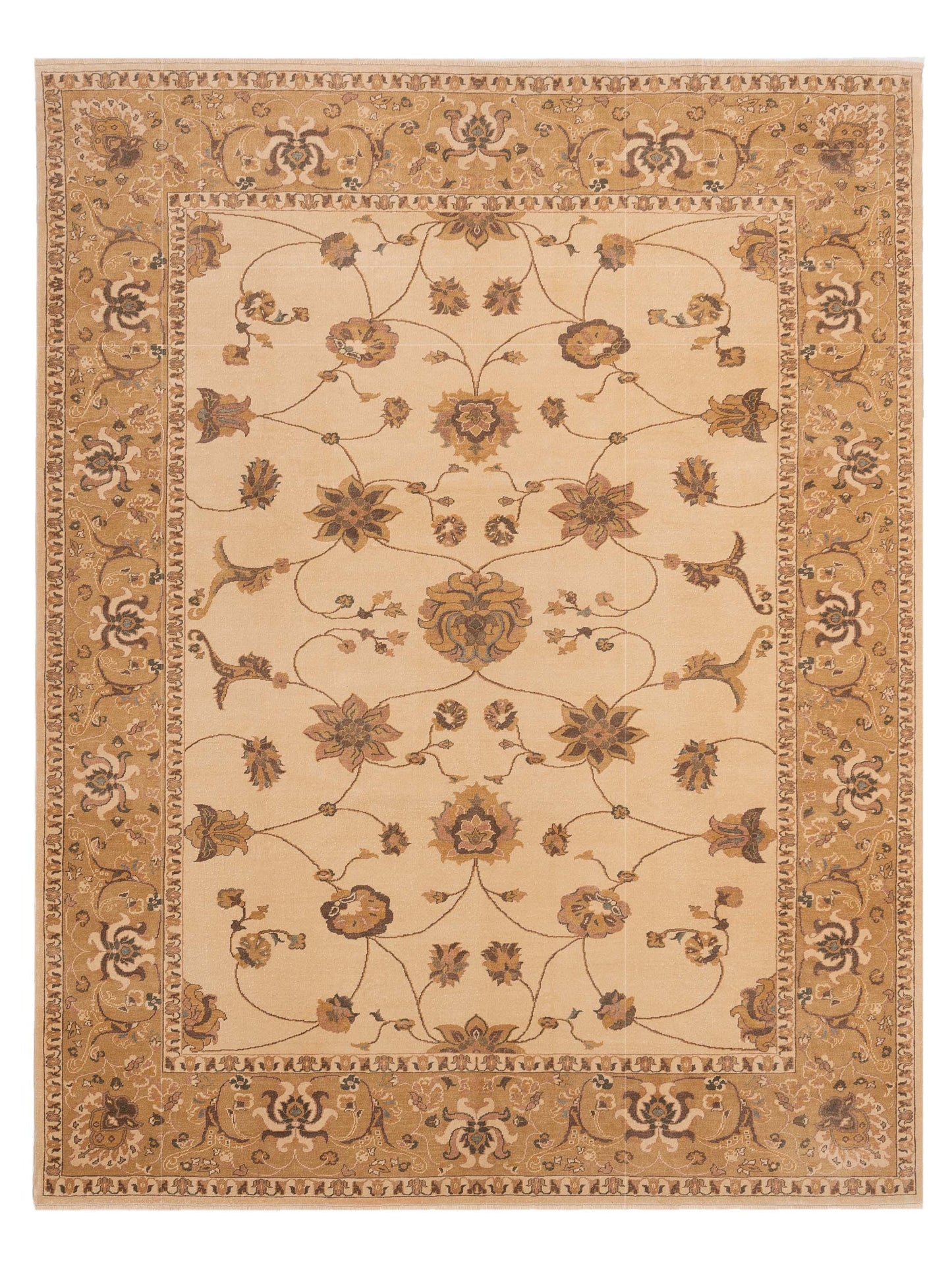 Pasha Antique Loom Ivory Gold Traditional