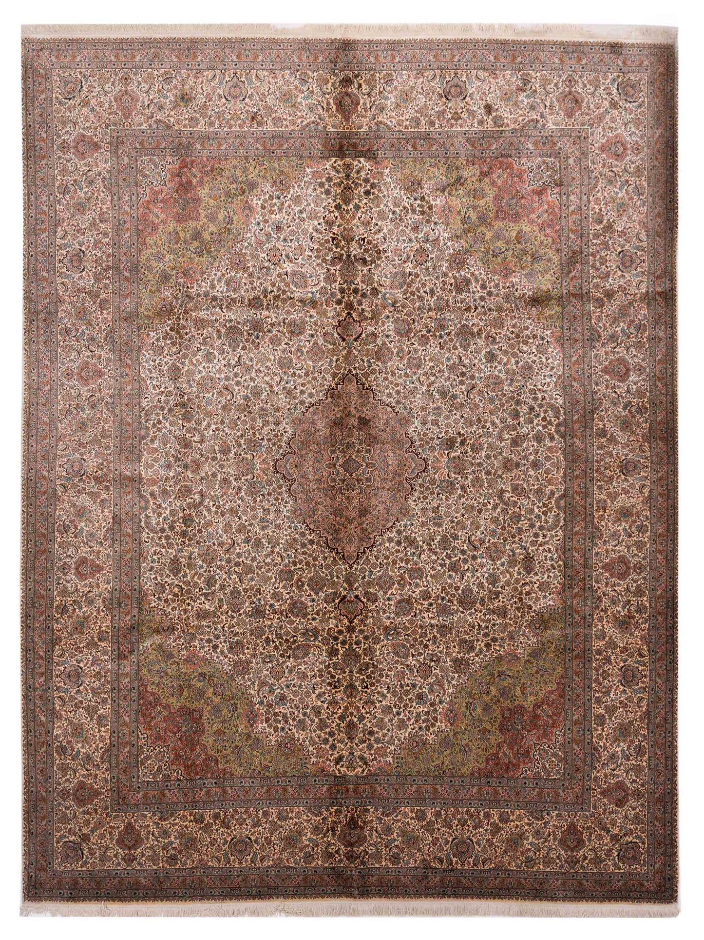 Pasha Pure Silk Ivory Ivory Traditional