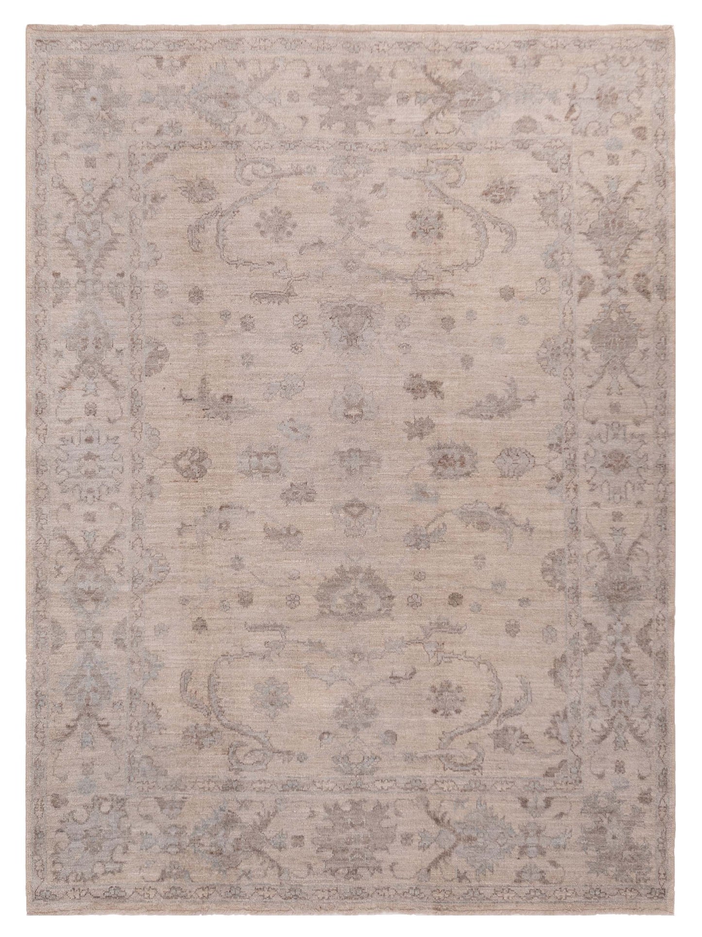 Anadol Angora Oushak Ivory Ivory Traditional