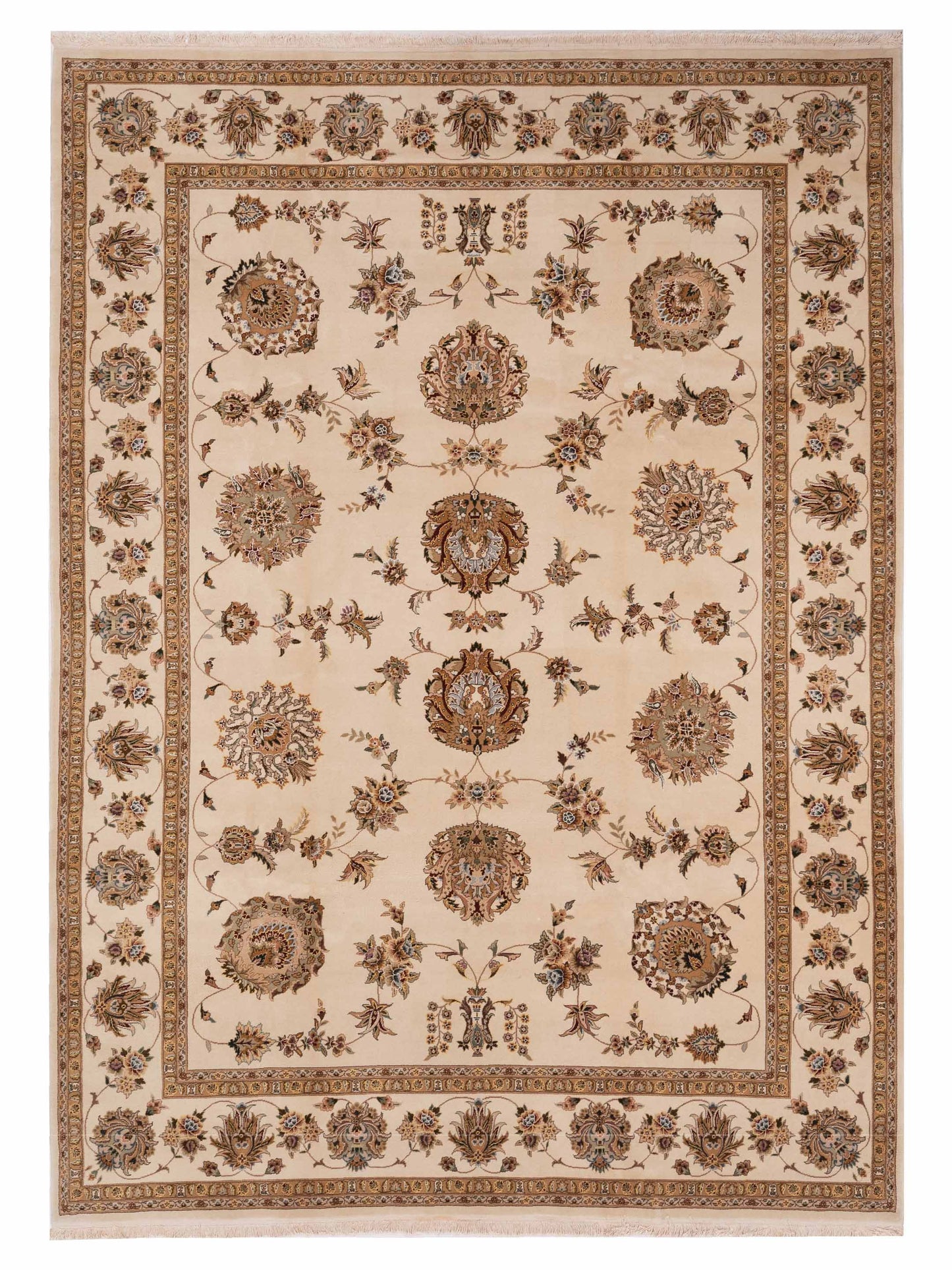 Pasha Magnolia Ivory Ivory Traditional