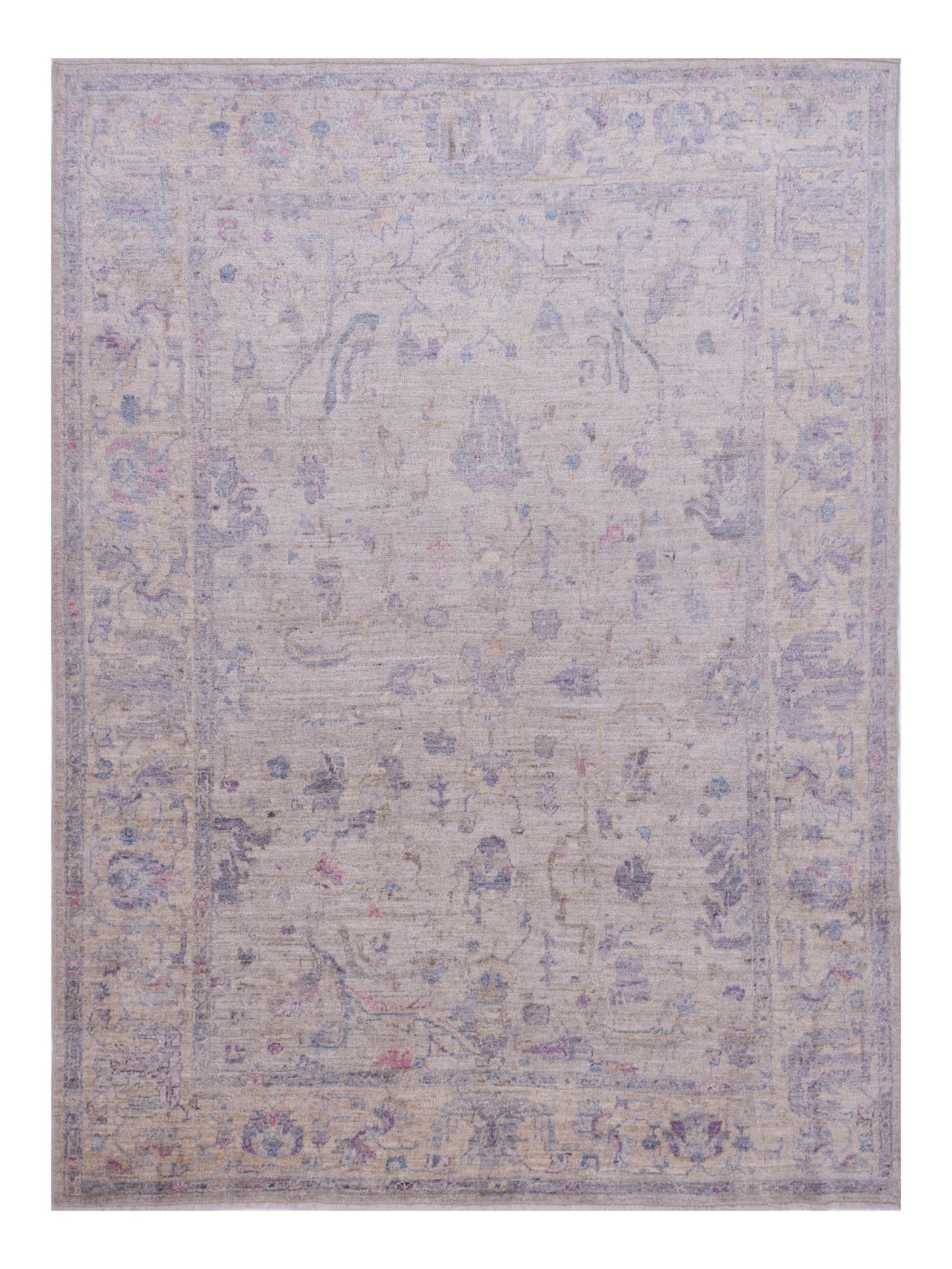 Anadol Angora Oushak Gray Ivory Traditional