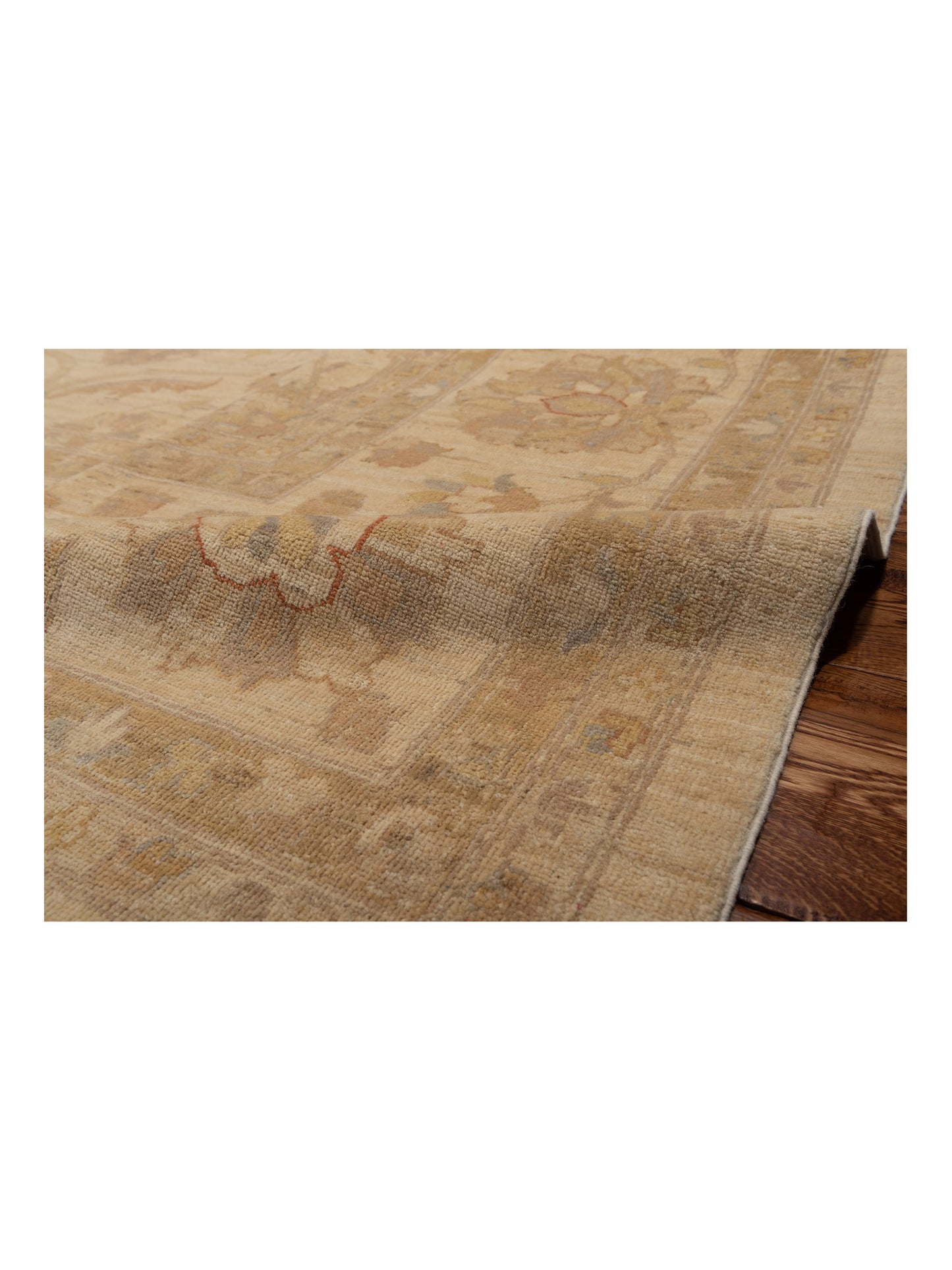 Sultan 117481 Ivory Ivory 11.8x14.5 Hand Knotted Rug
