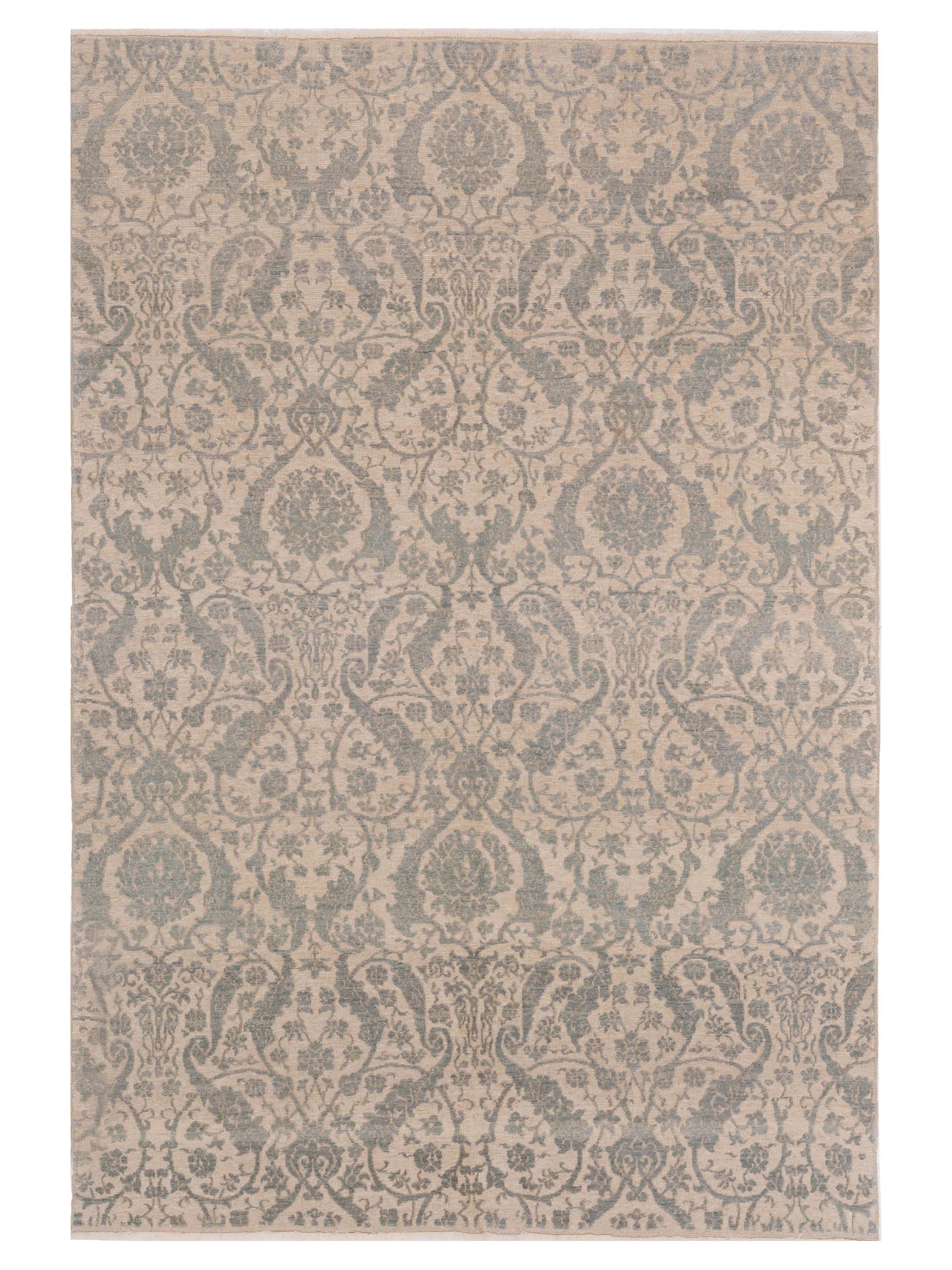 Pasha Defne Light Blue Ivory Transitional