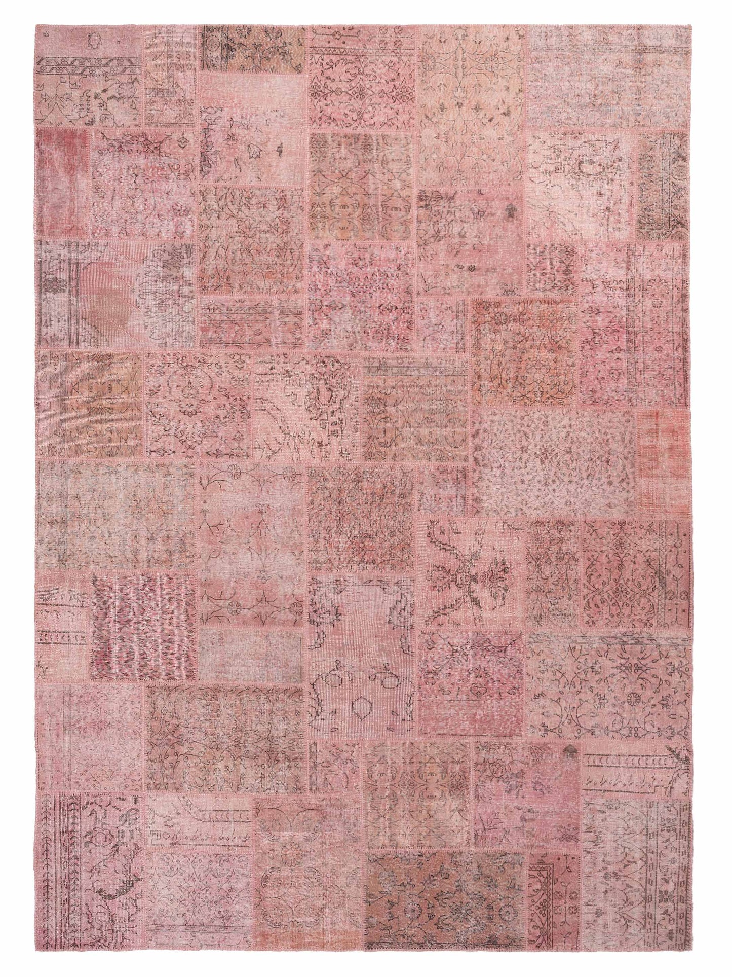 Pasha Turkish Vestige Patchwork Pink Contemporary