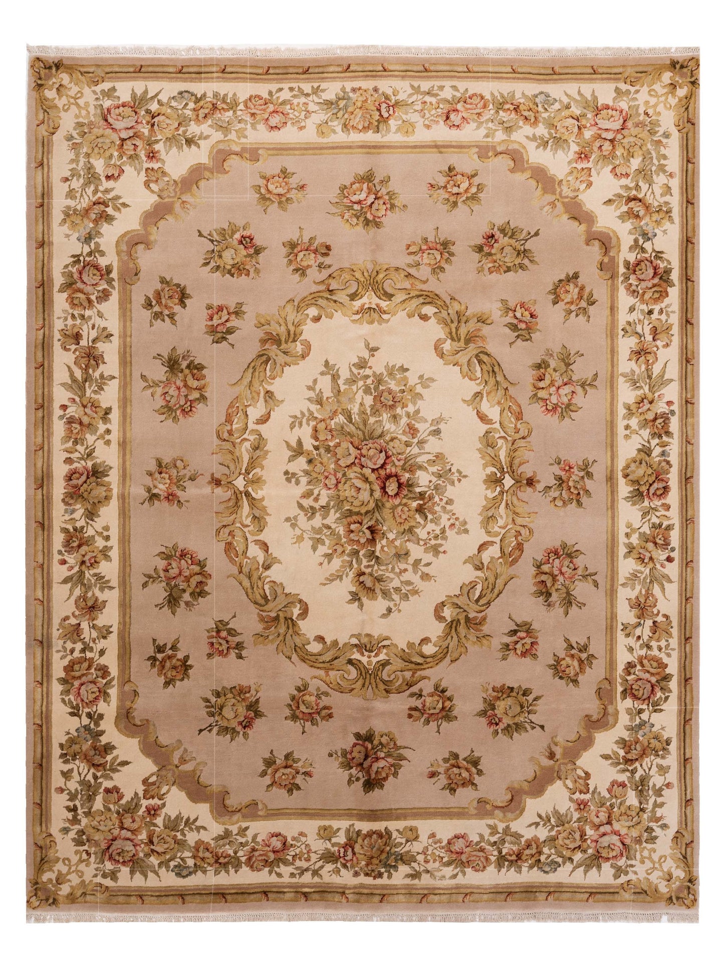 Pasha Magnolia Silk Cream Ivory Traditional