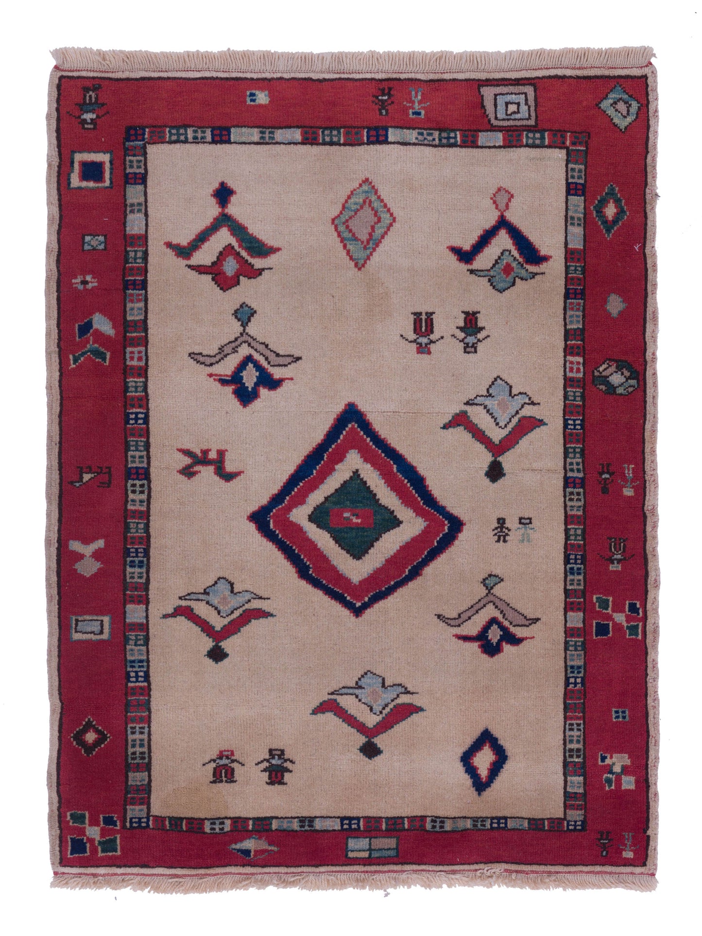 Pasha Milas Ivory Rust Traditional