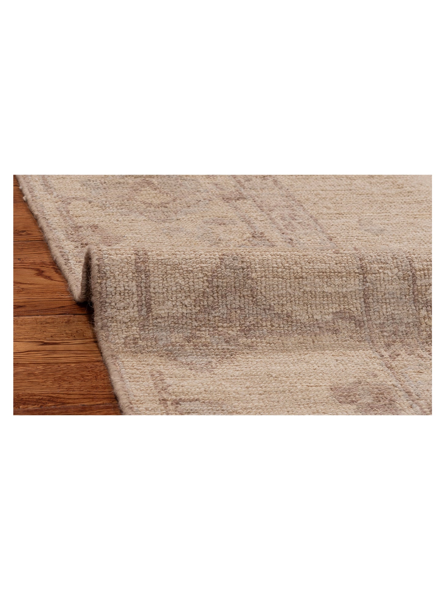 Angora Oushak 154316 Beige Beige 8.3x11.2 Hand Knotted Rug