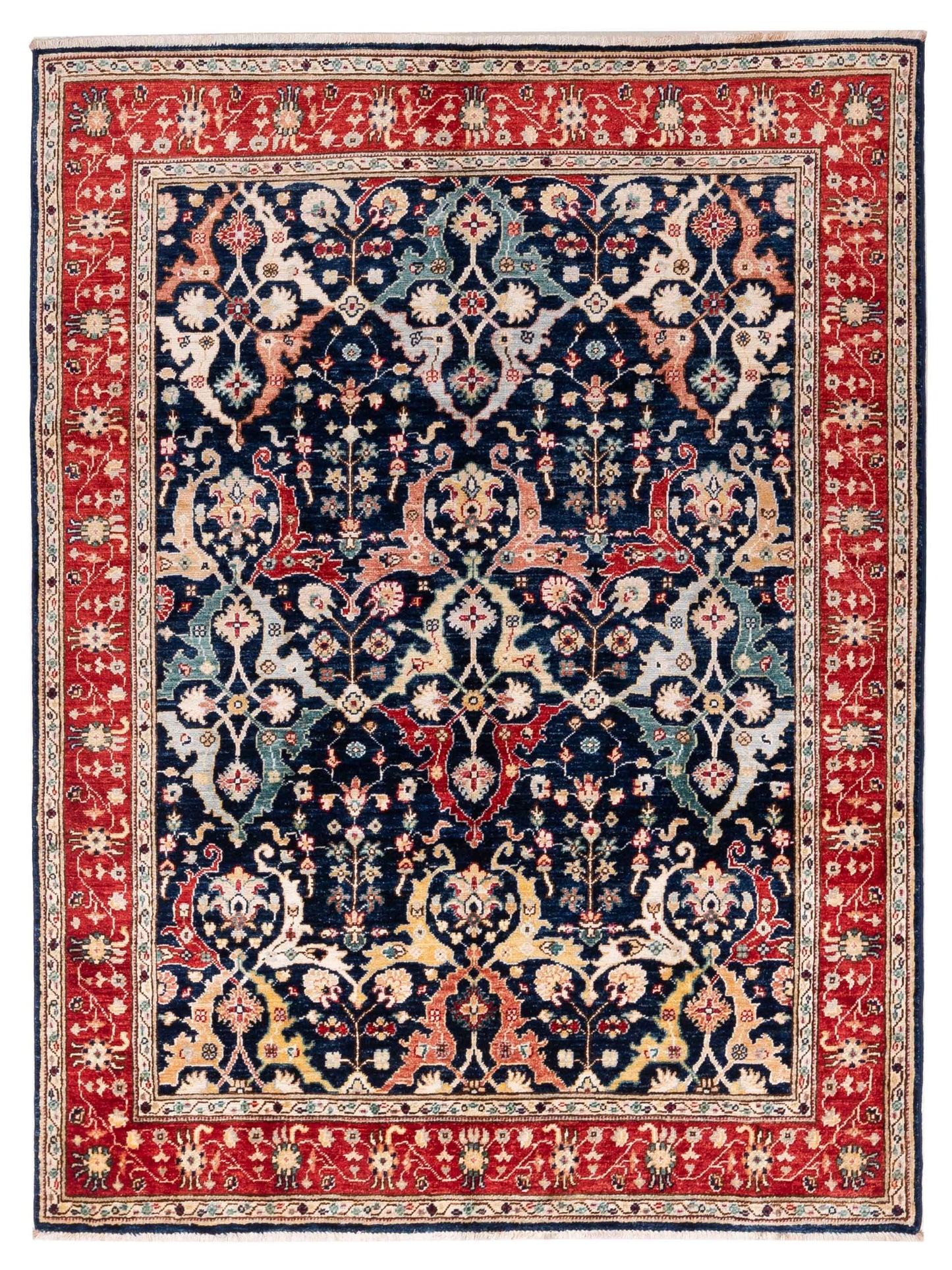 Pasha Sultan Dark Blue Red Traditional