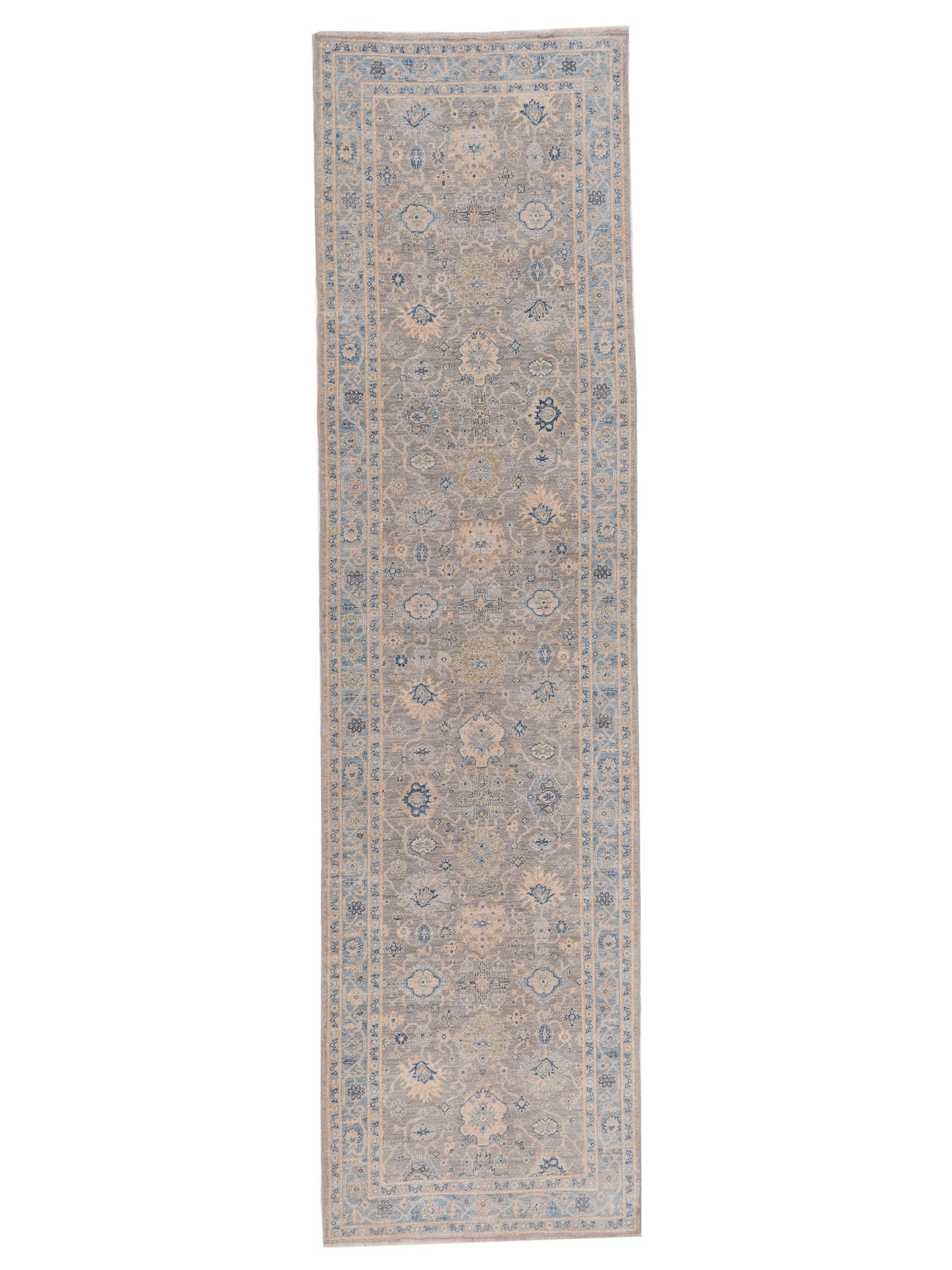 Pasha Anadol Oushak Gray Blue Traditional
