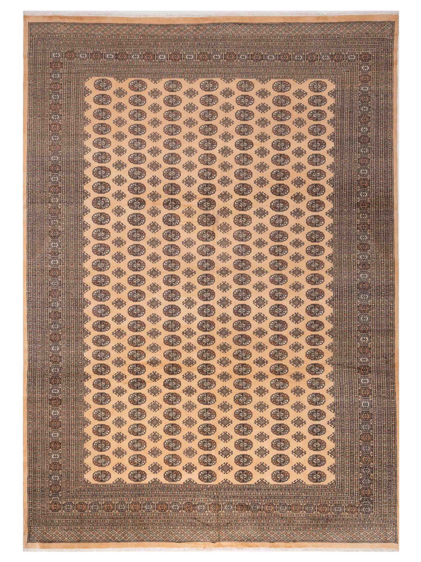 Nomad Bokhara Beige Beige Traditional