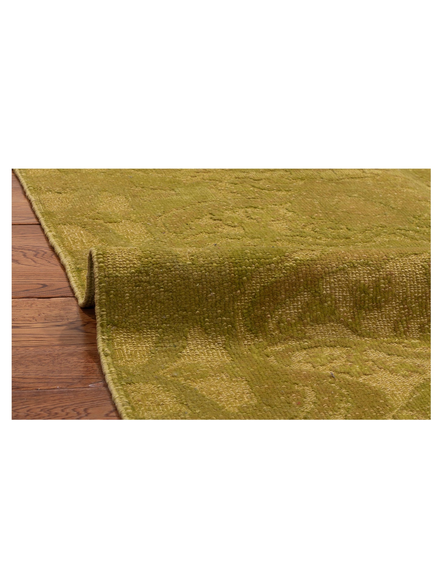 Elvan Nezzam Green 2.8x11 Hand Knotted Rug