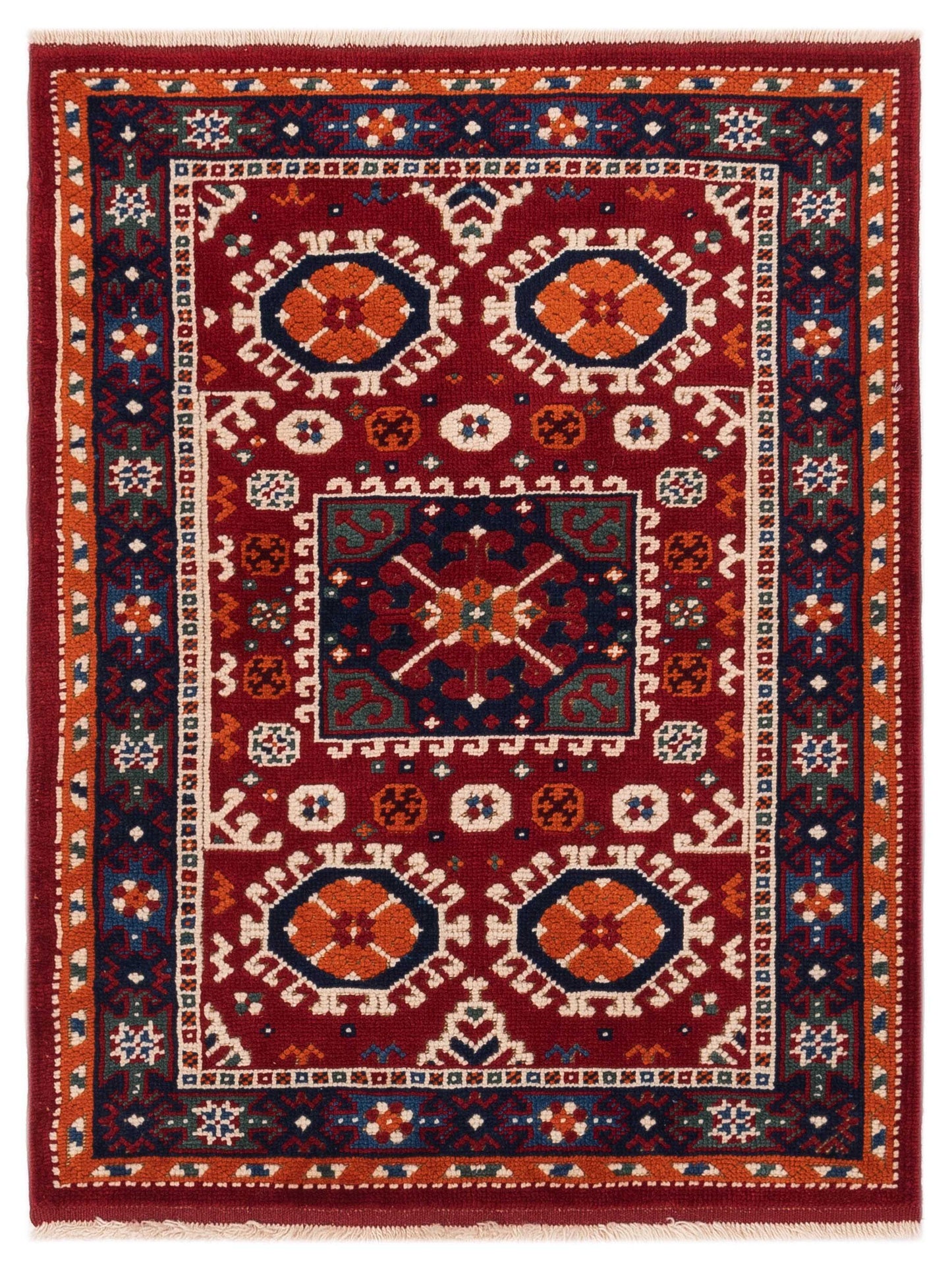 Pasha Turkish Shirwan Red Navy Traditional
