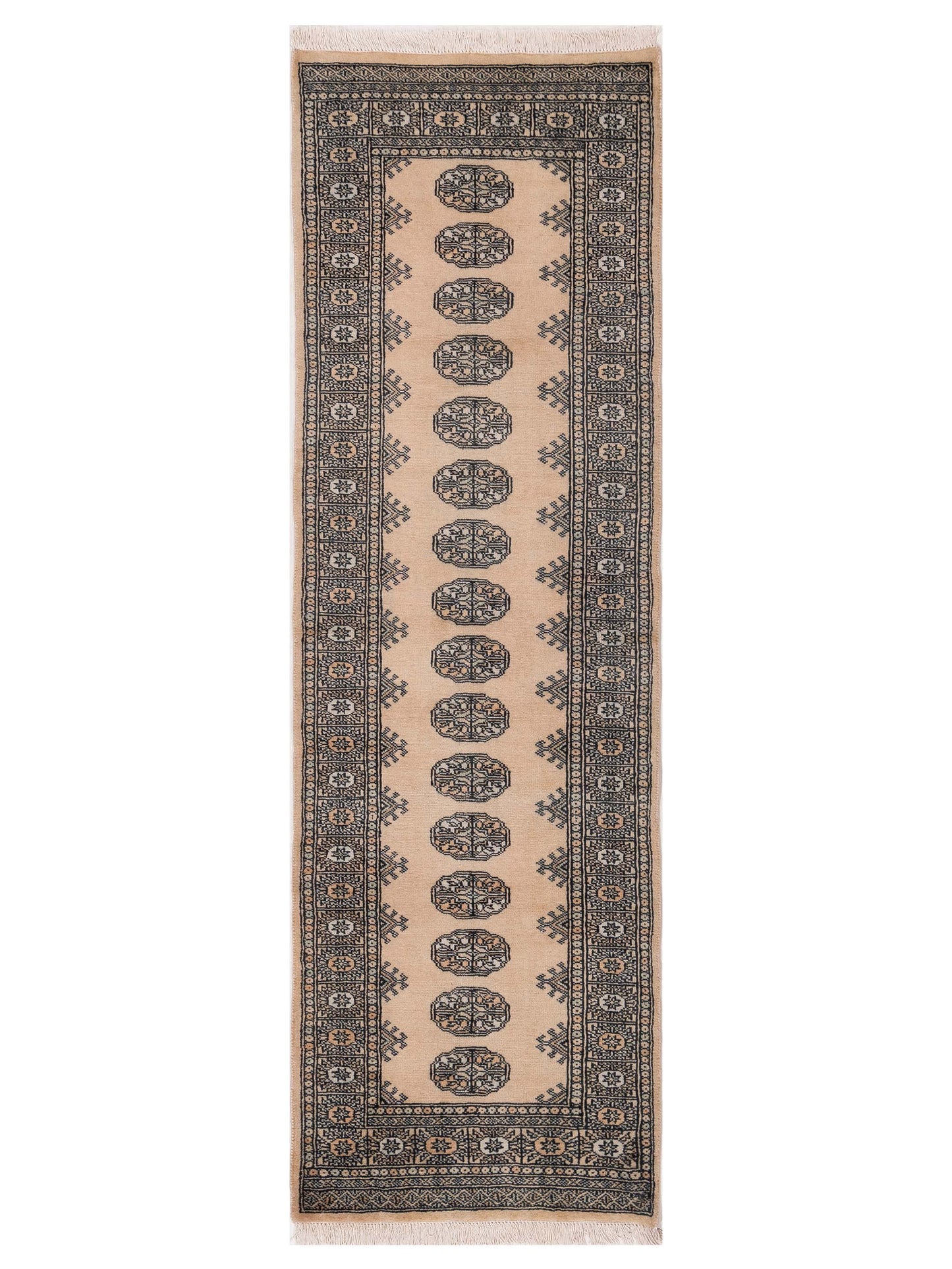 Nomad Bokhara Beige Beige Traditional