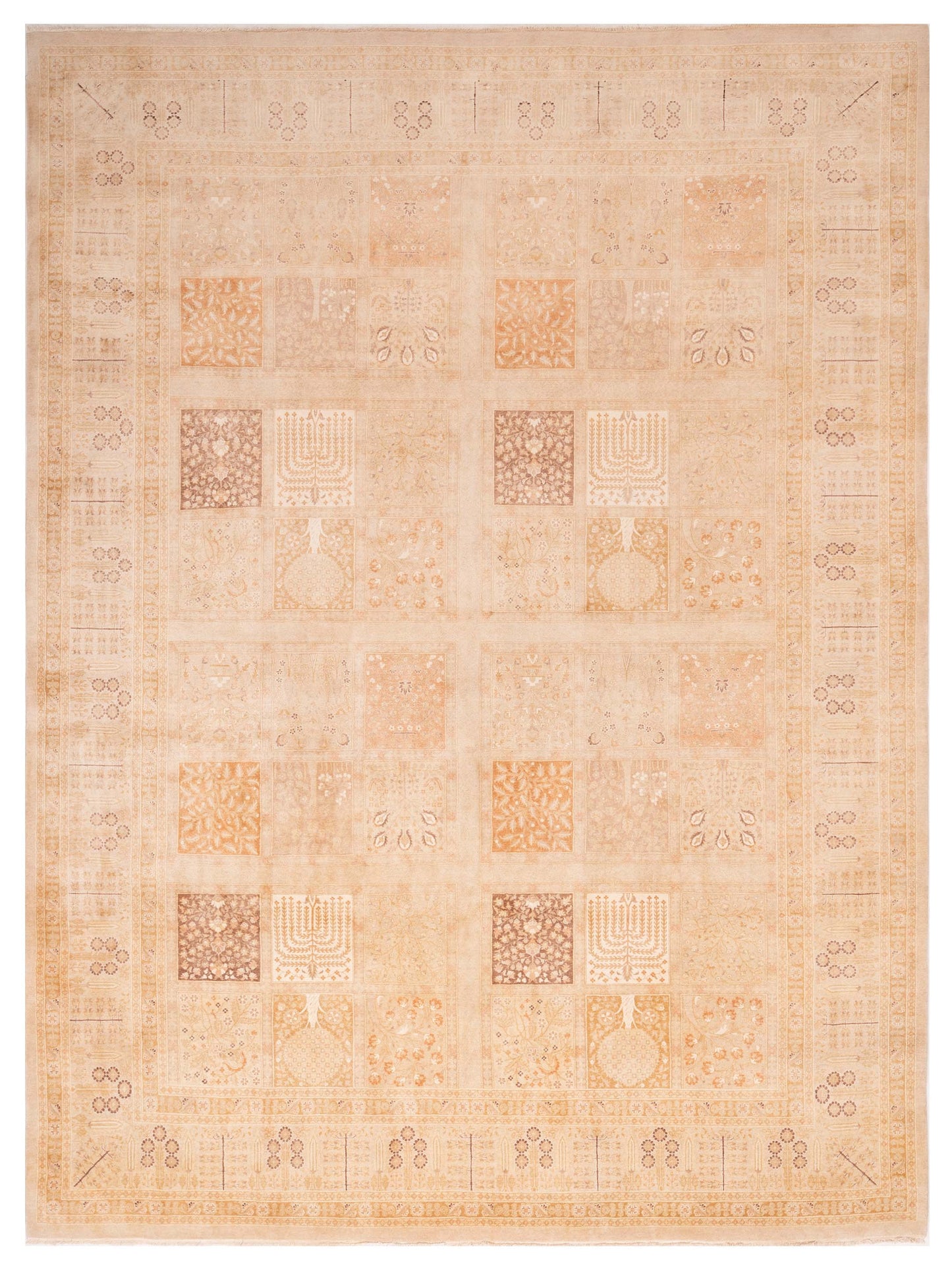 Rajpur Haji Jalili Beige Brown Transitional