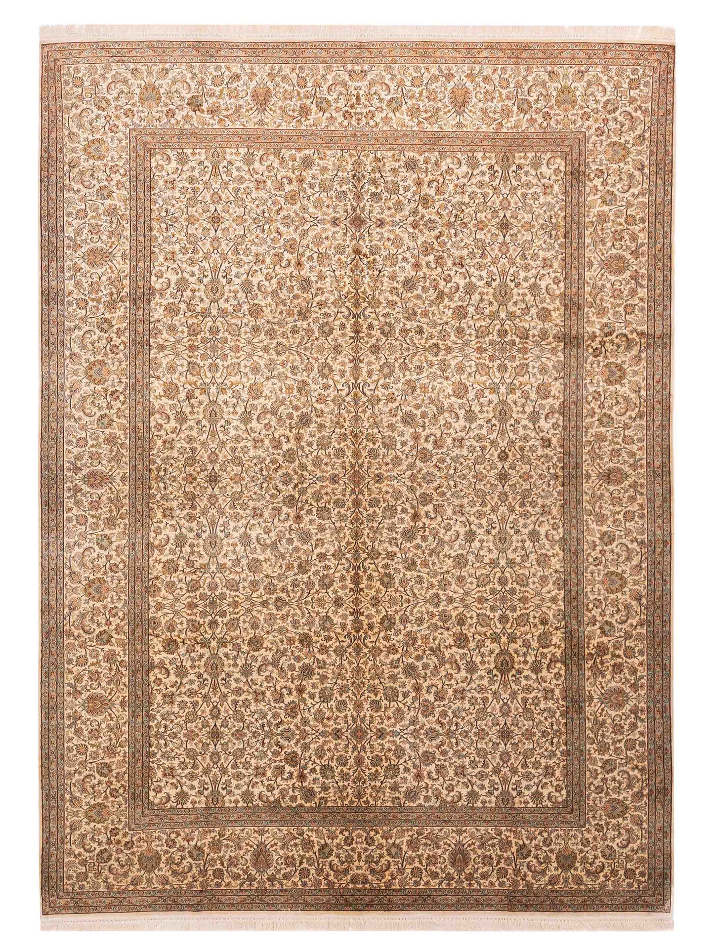 Pasha Pure Silk Beige Traditional