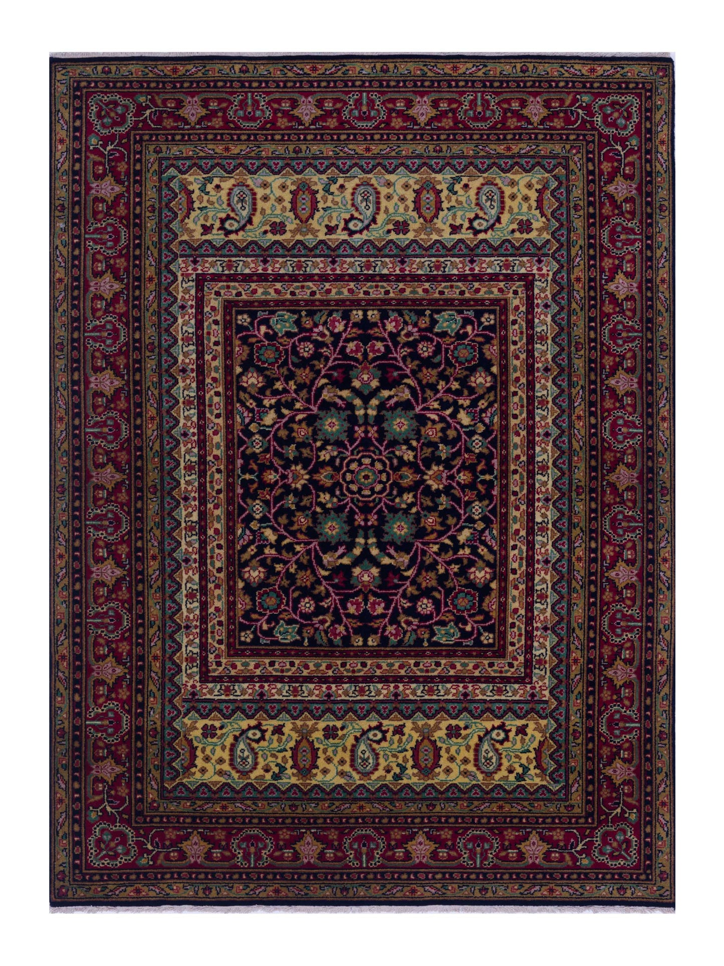 Rajpur Sivas Black Red Traditional