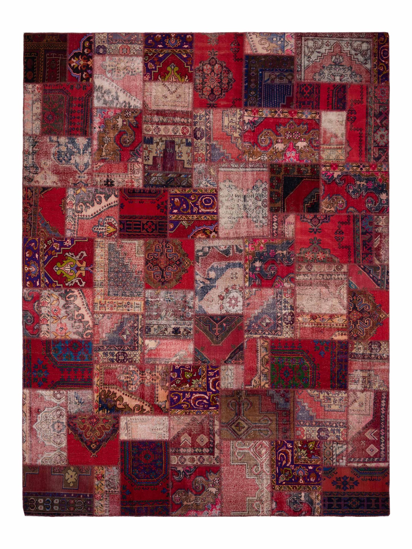 Pasha Turkish Vestige Patchwork Multi Contemporary