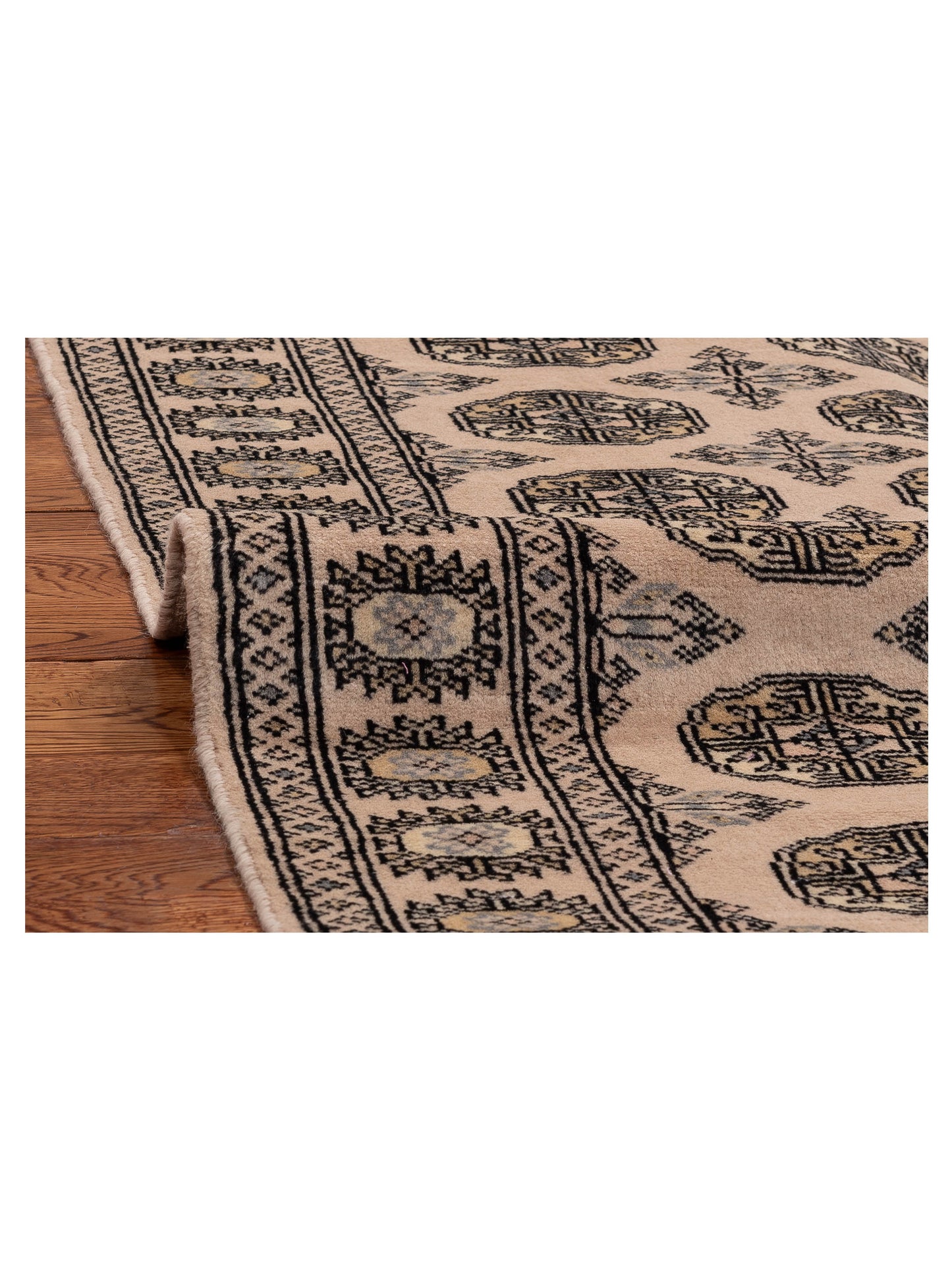 Bokhara 154352 Beige Beige 2.8x9.11 Hand Knotted Rug