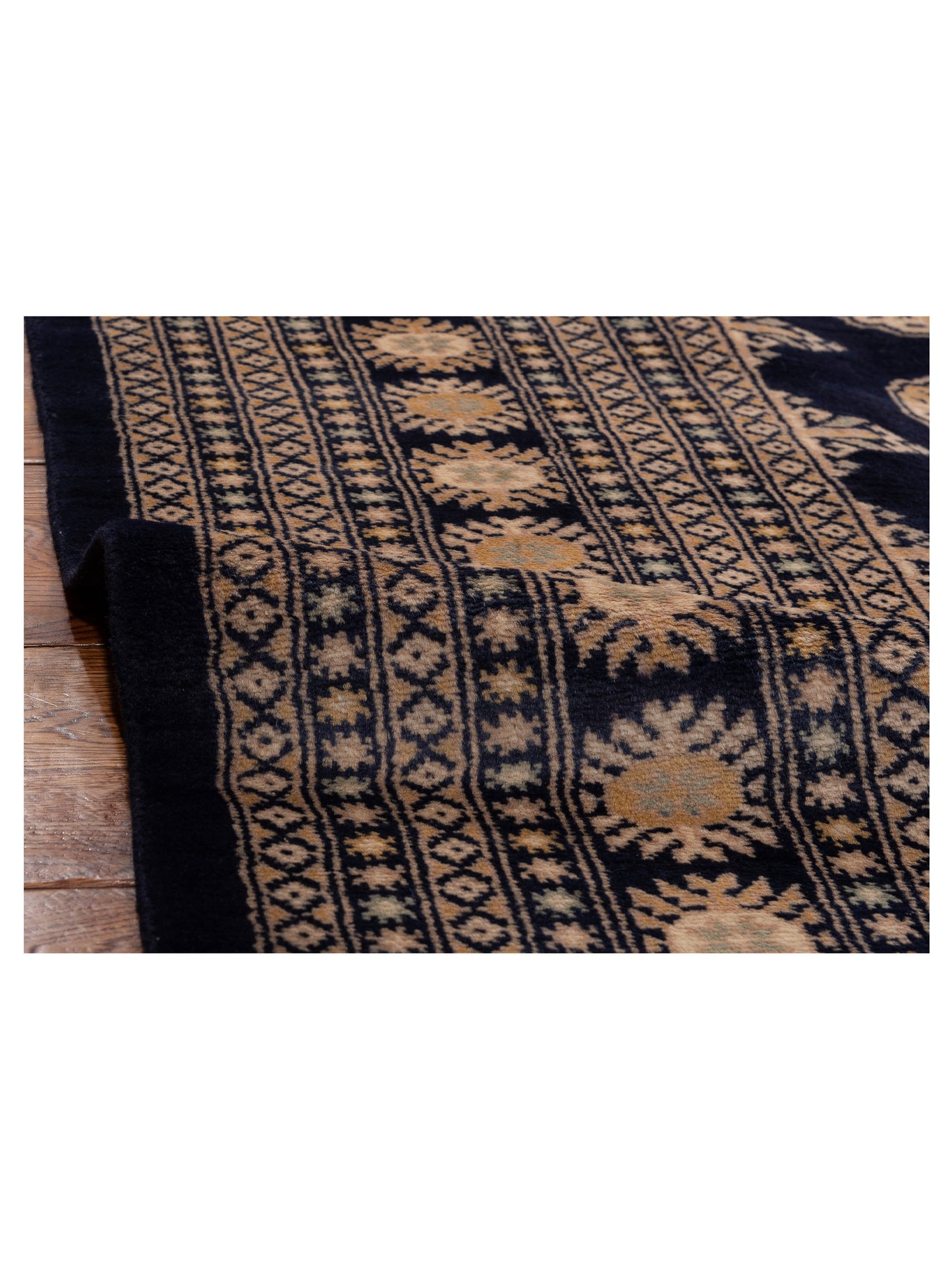 Bokhara 153466 Blue Blue 9.2x12.1 Hand Knotted Rug