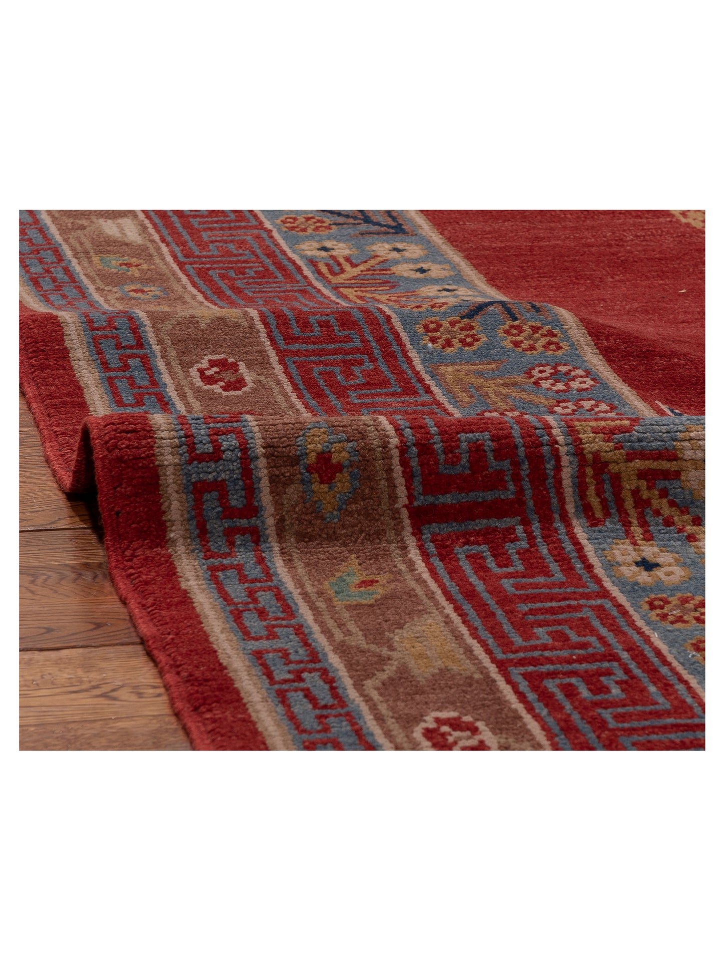 Stella 156274 Red Brown 8.1x10 Hand Knotted Rug
